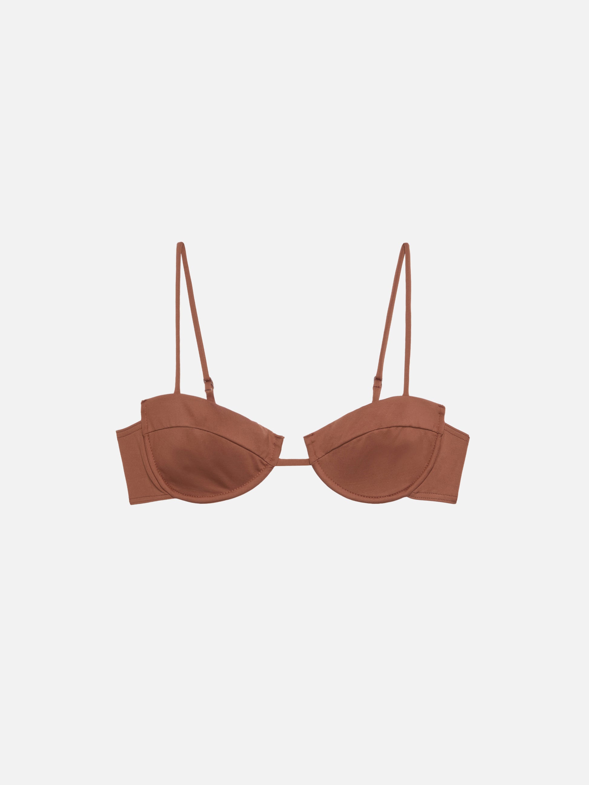 Salina brown underwired bralette - MC2 Saint Barth