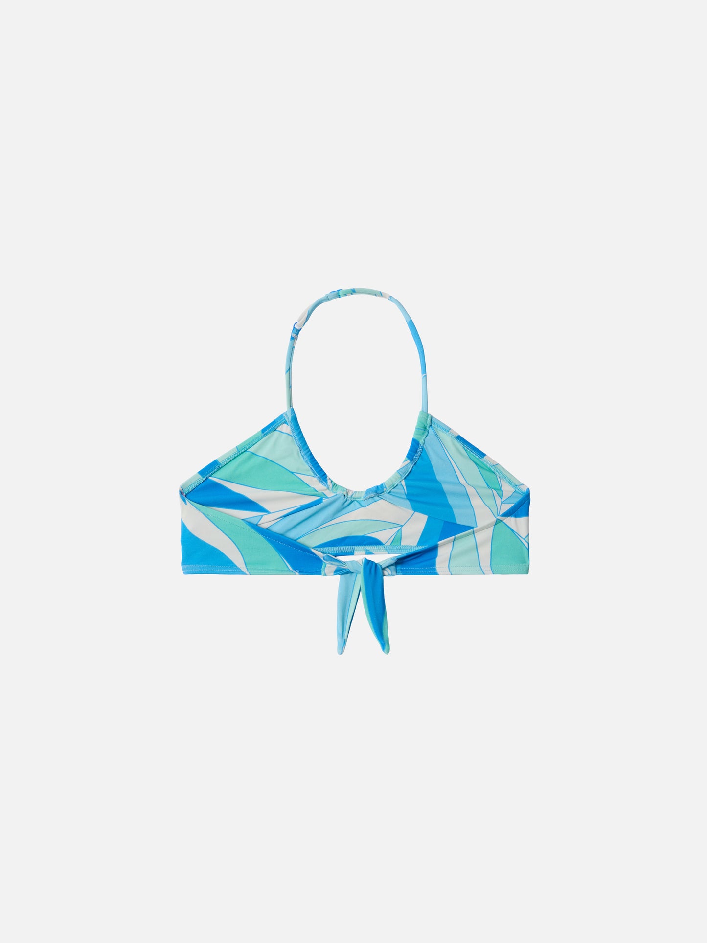Page Jr Crop-Top mit mehrfarbigem Palmen-Print