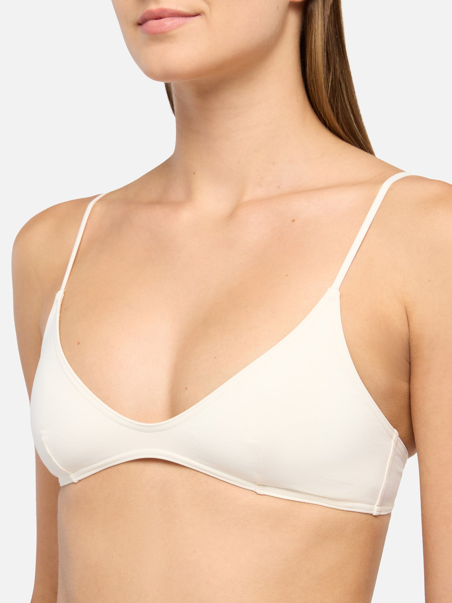 Nalu cremefarbener, frechster Badeslip – Paloma Cream Scoop Bralette