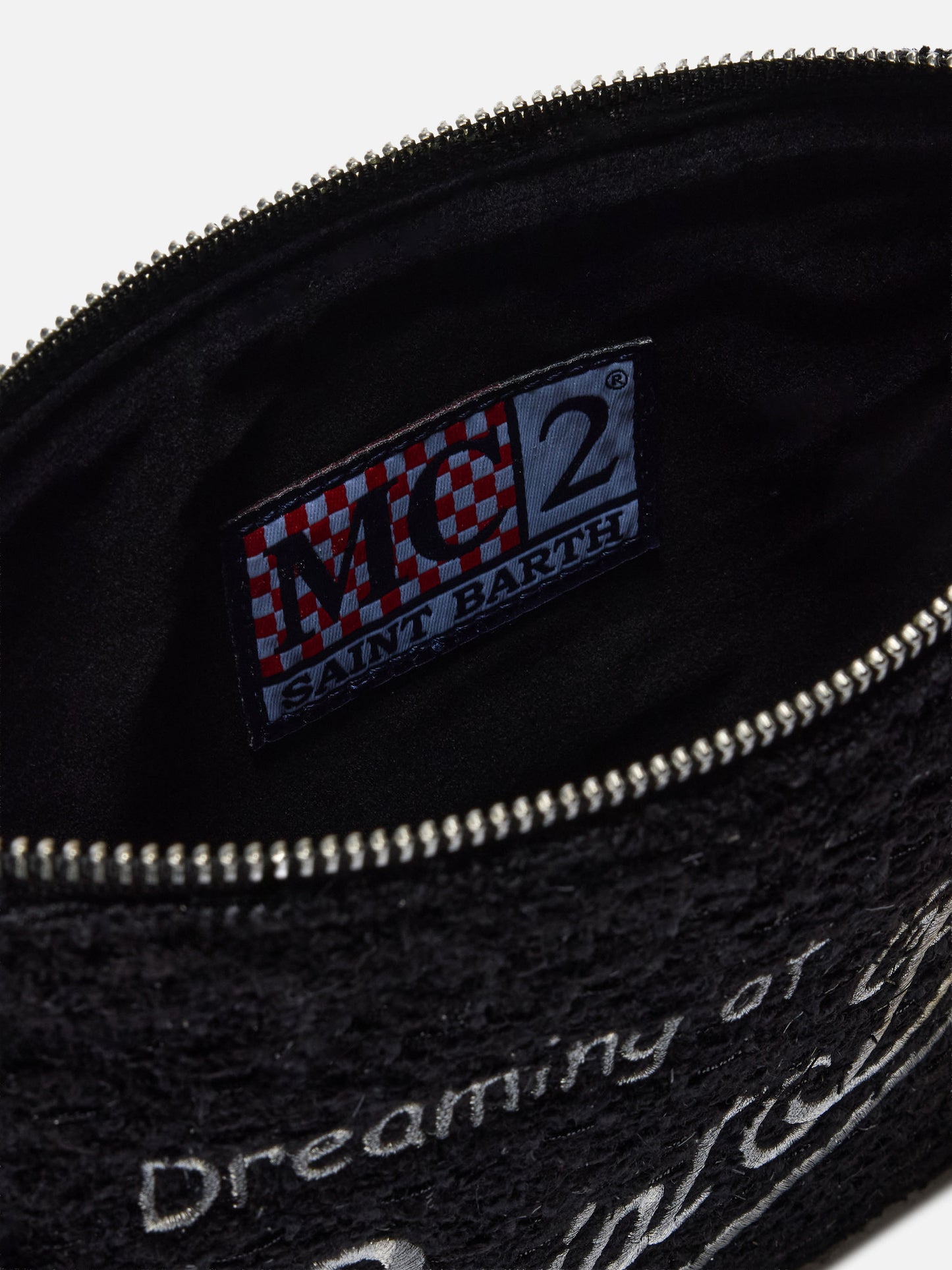 Borsa crossbody Parisienne Tweed nera