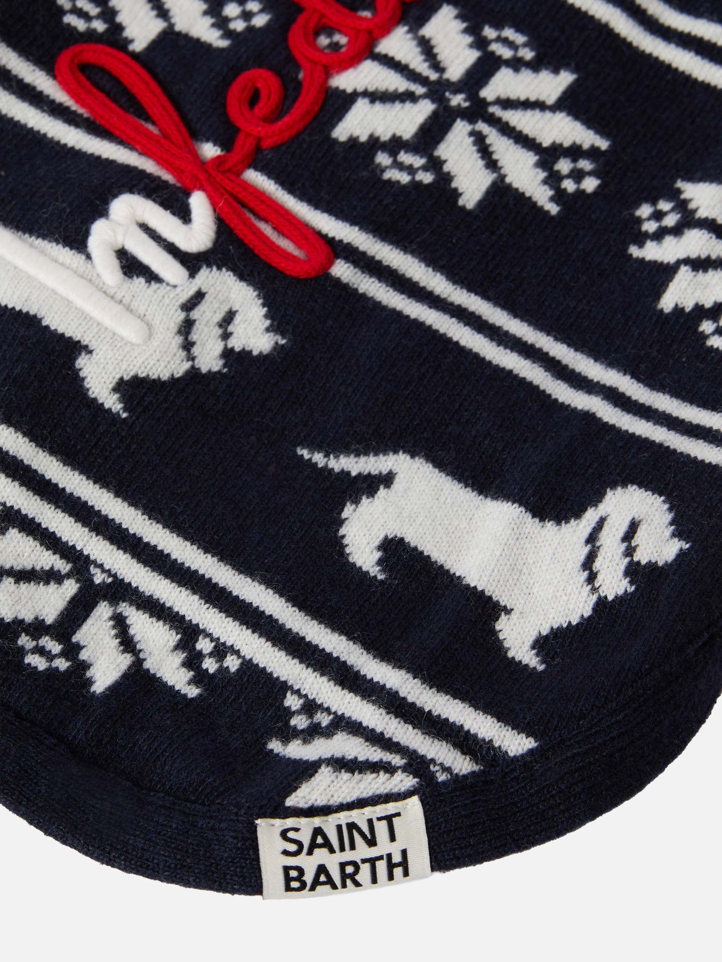 Dog sweater with Infedele embroidery