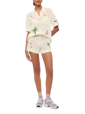 Pixie embroidered knit polo - MC2 Saint Barth
