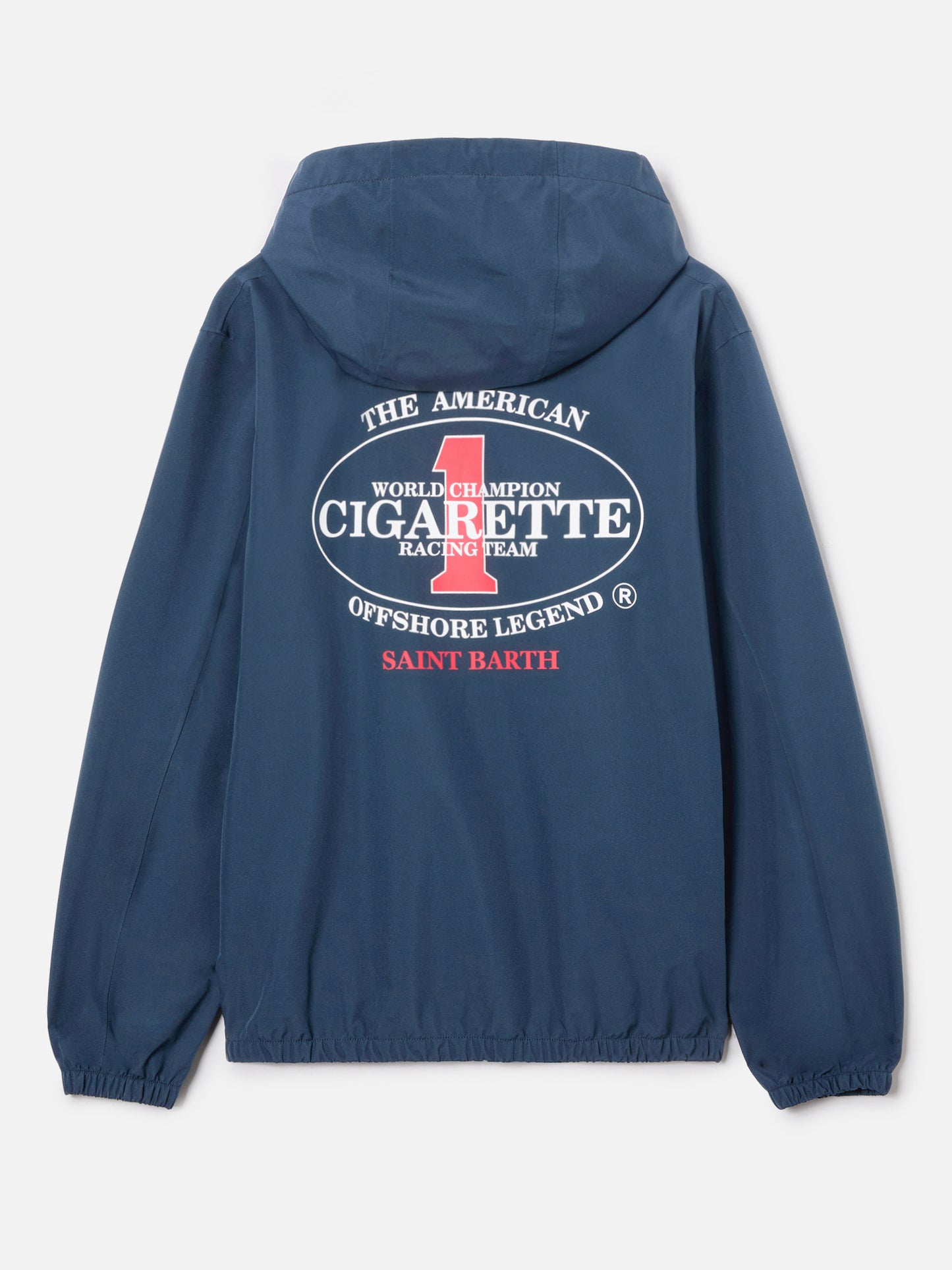 Navy blue Pilot technical jacket with Cigarette print | Special Edition