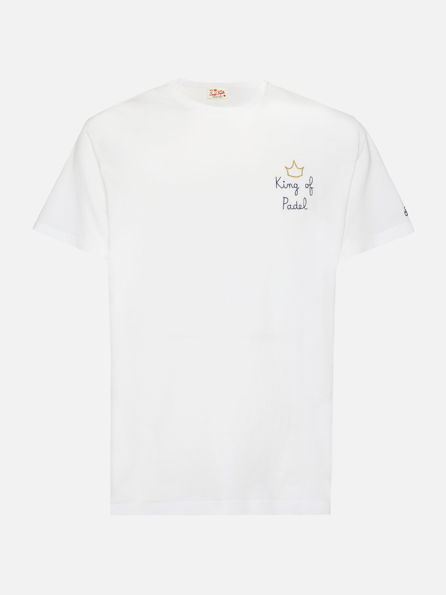 T-Shirt aus Baumwolljersey mit klassischer Passform „Portofino“ mit „King of Padel“-Stickerei