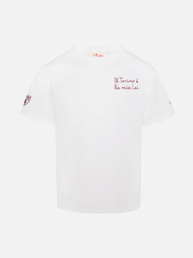 Portofino Jr t-shirt in jersey di cotone con ricamo il Torino è la mia Lei | TORINO FC SPECIAL EDITION