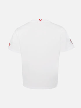 Portofino Jr t-shirt in jersey di cotone con ricamo il Torino è la mia Lei | TORINO FC SPECIAL EDITION