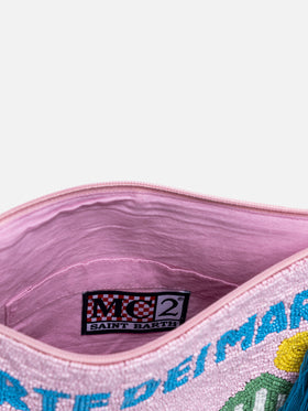 Perlenbeutel mit Forte dei Marmi-Muster