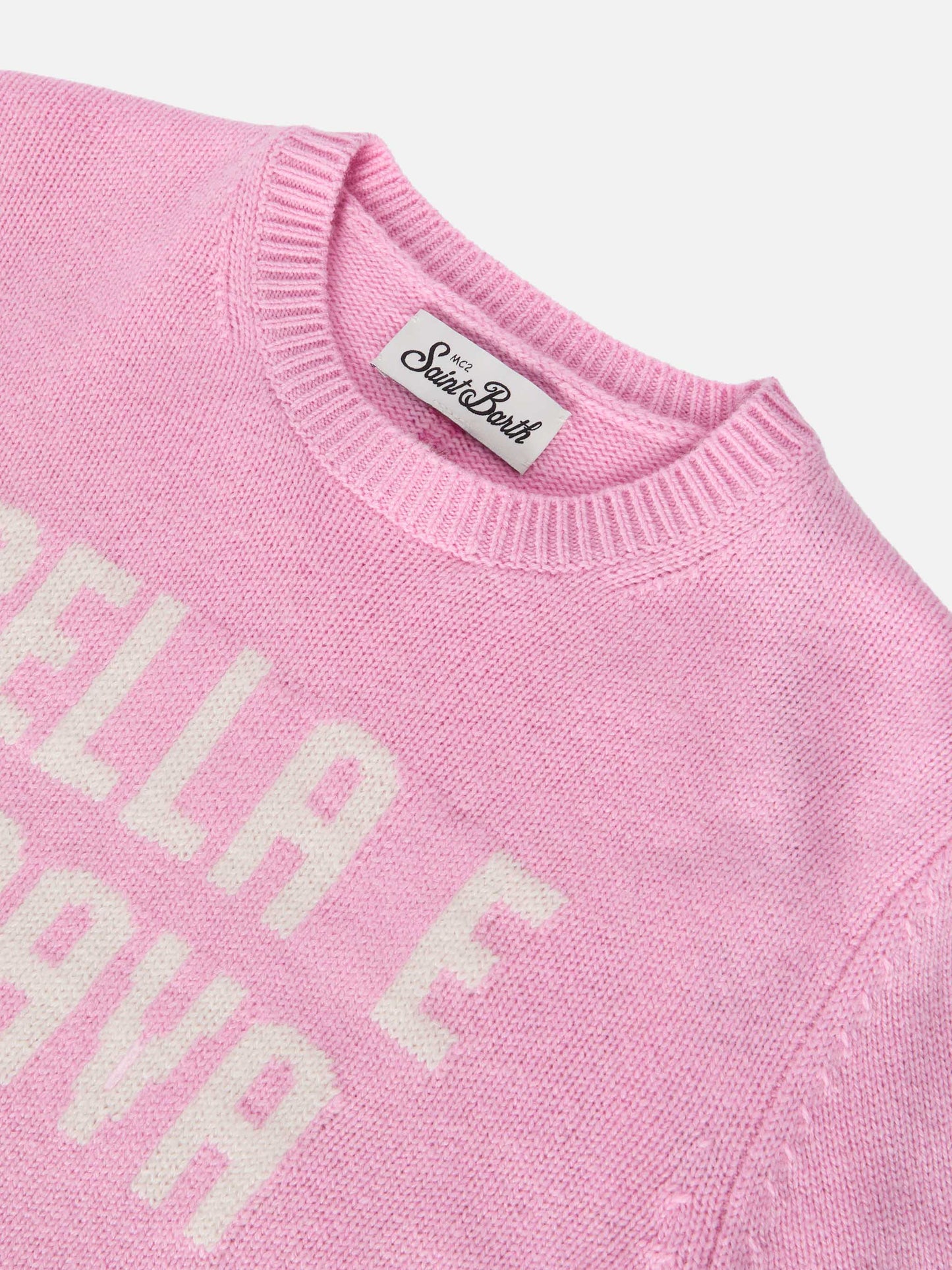 Sweater Princess in cashmere blend with Bella e Brava jacquard