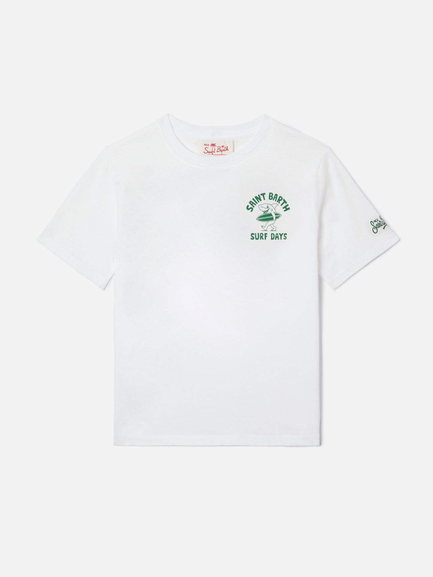 Portland Jr t-shirt with Surf Days maxi print on the back