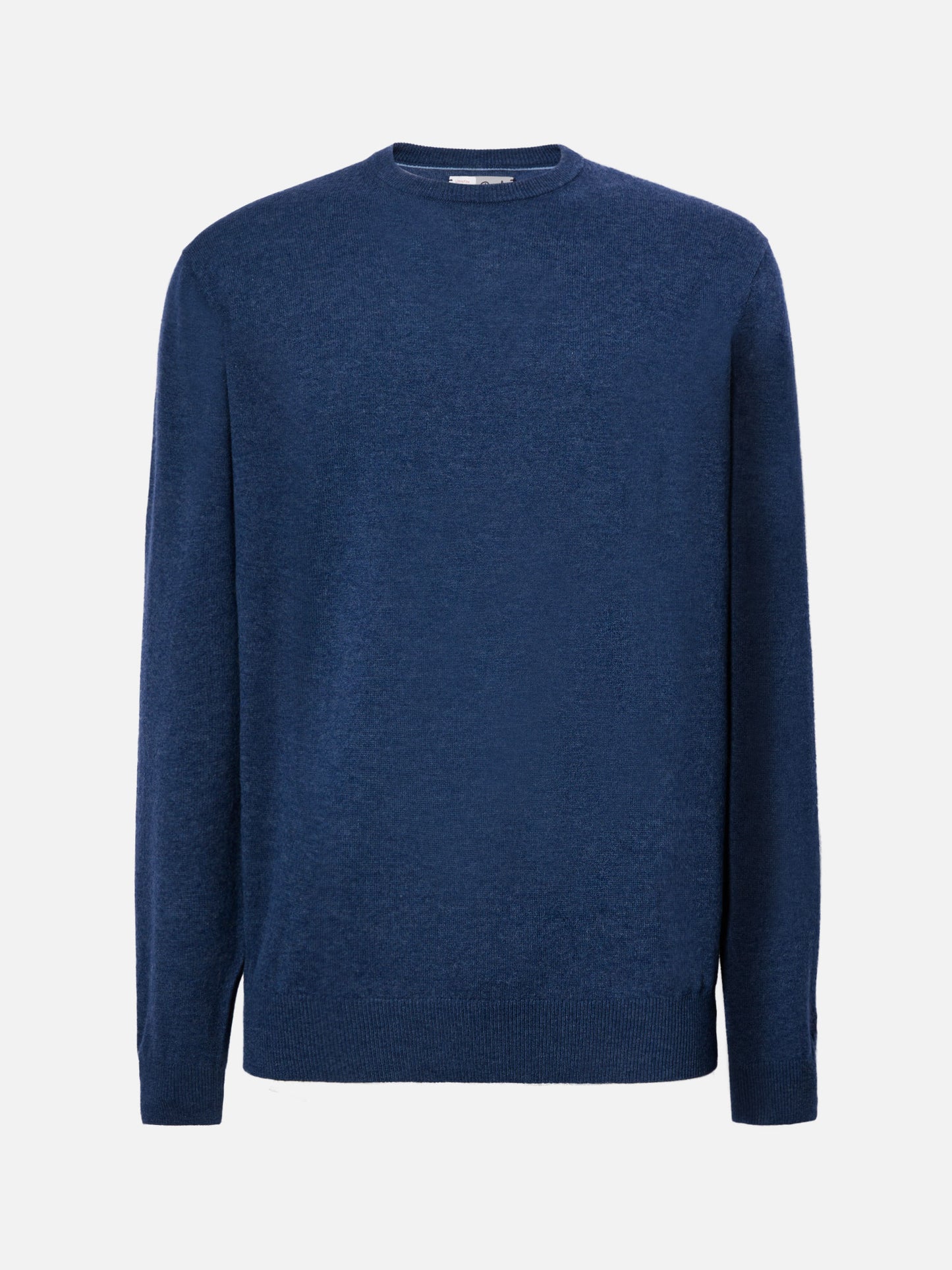 Maglione Regent in LANA MERINO e CASHMERE azzurro denim