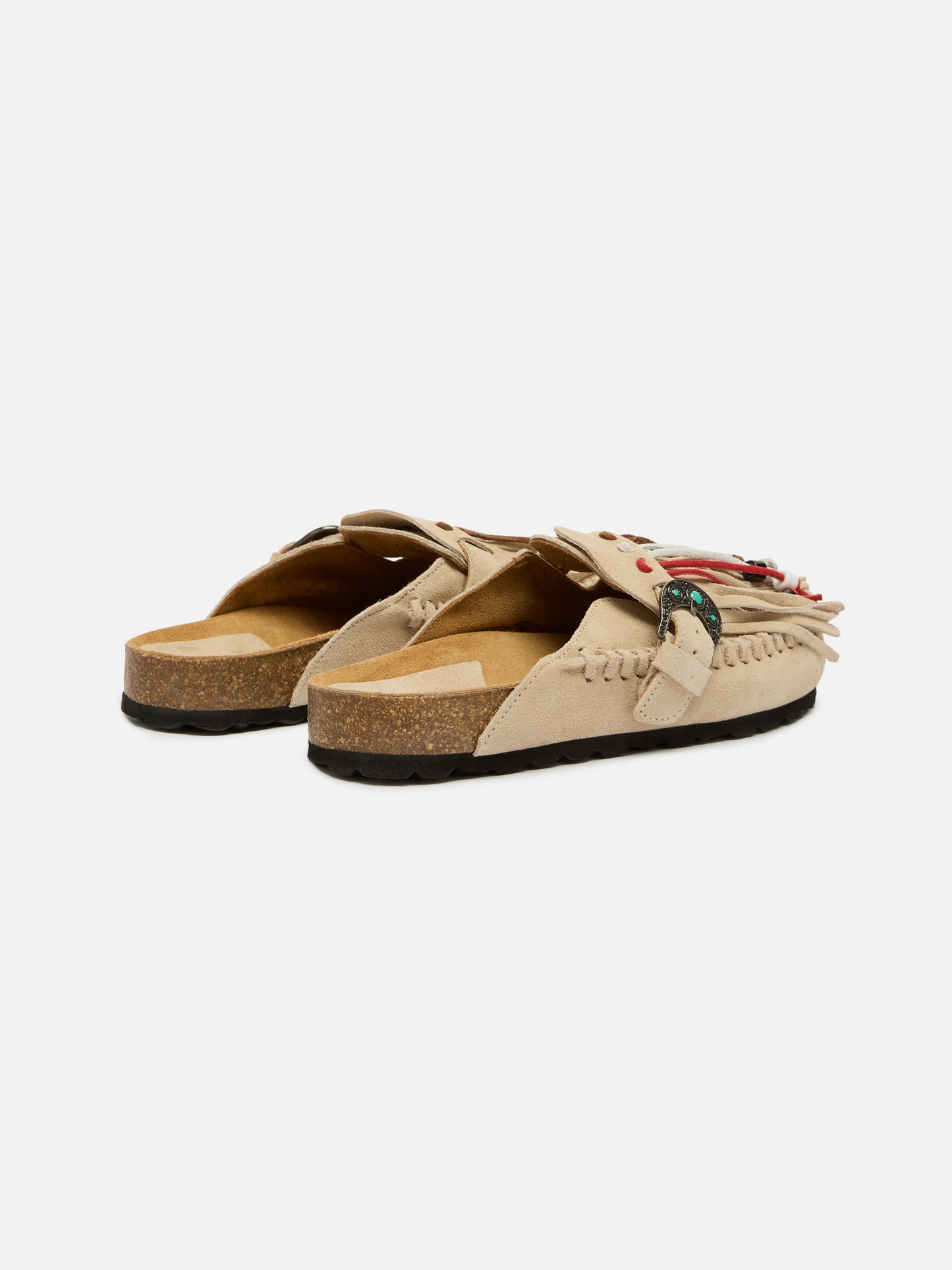 Caribe sandals in suede beige | TAJI SPECIAL EDITION
