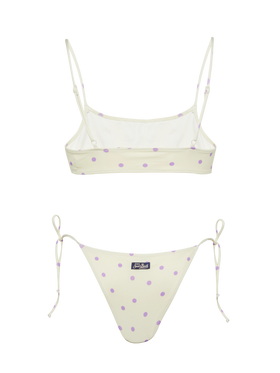 Bralette bikini Sadie Marielle with polka dots print - MC2 Saint Barth