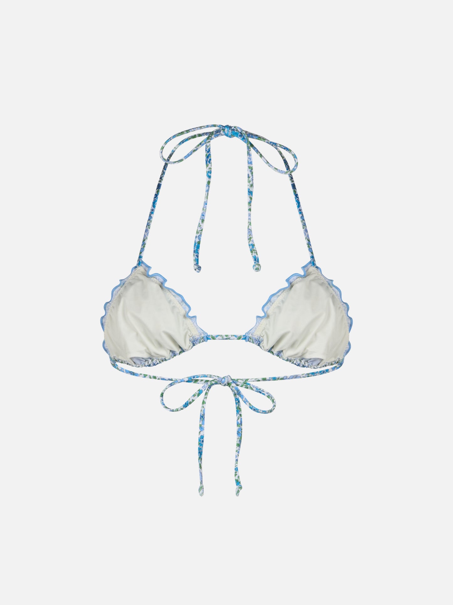 Woman Joanna Luise classic triangle beach top Sagittarius | MADE WITH LIBERTY FABRIC