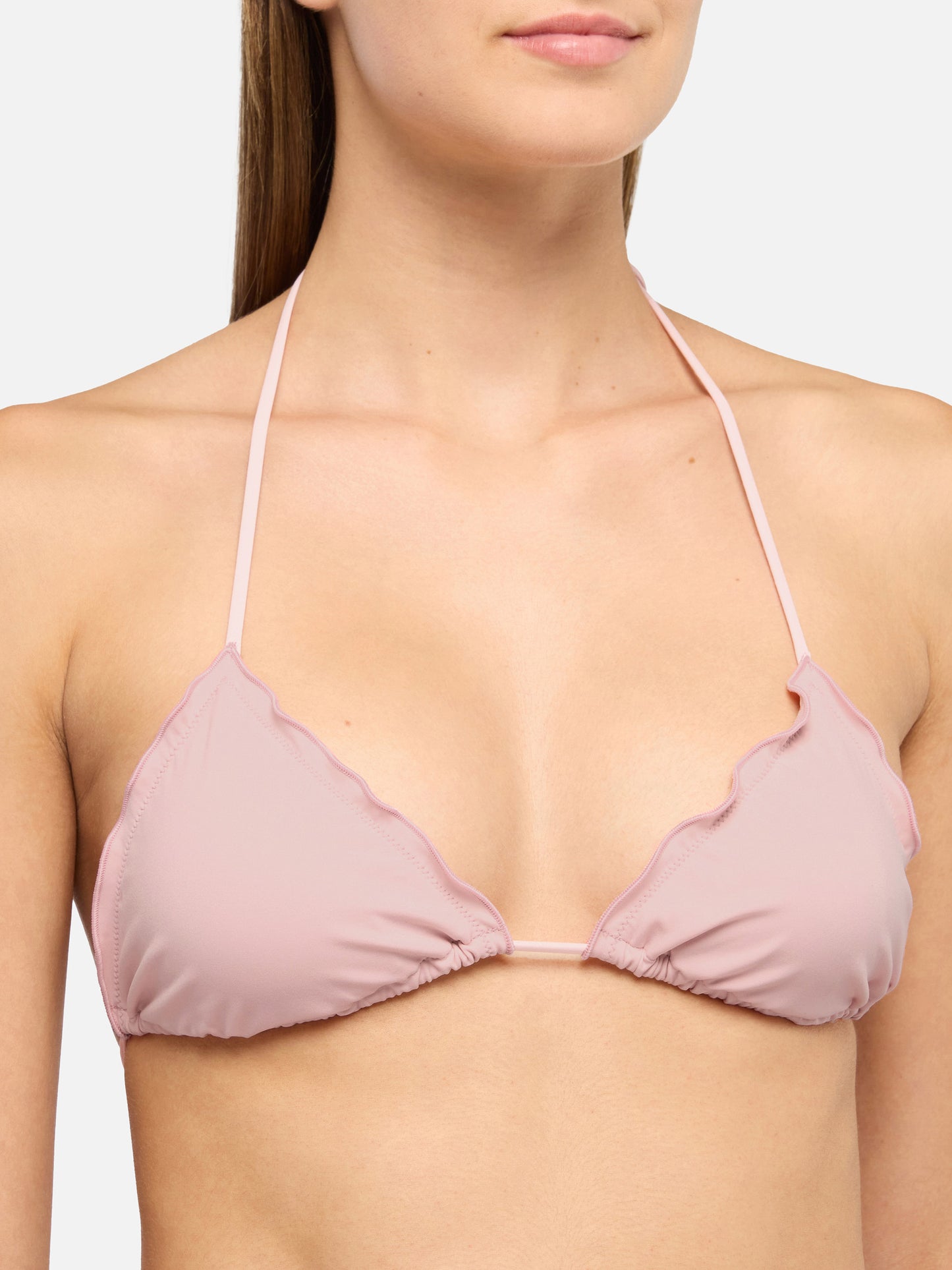 Freche rosa Badehose „Miami“ – klassisches rosa Triangel-Oberteil „Sagittarius“