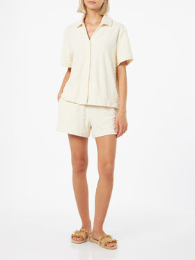 Woman terry cotton shirt Sheila - MC2 Saint Barth