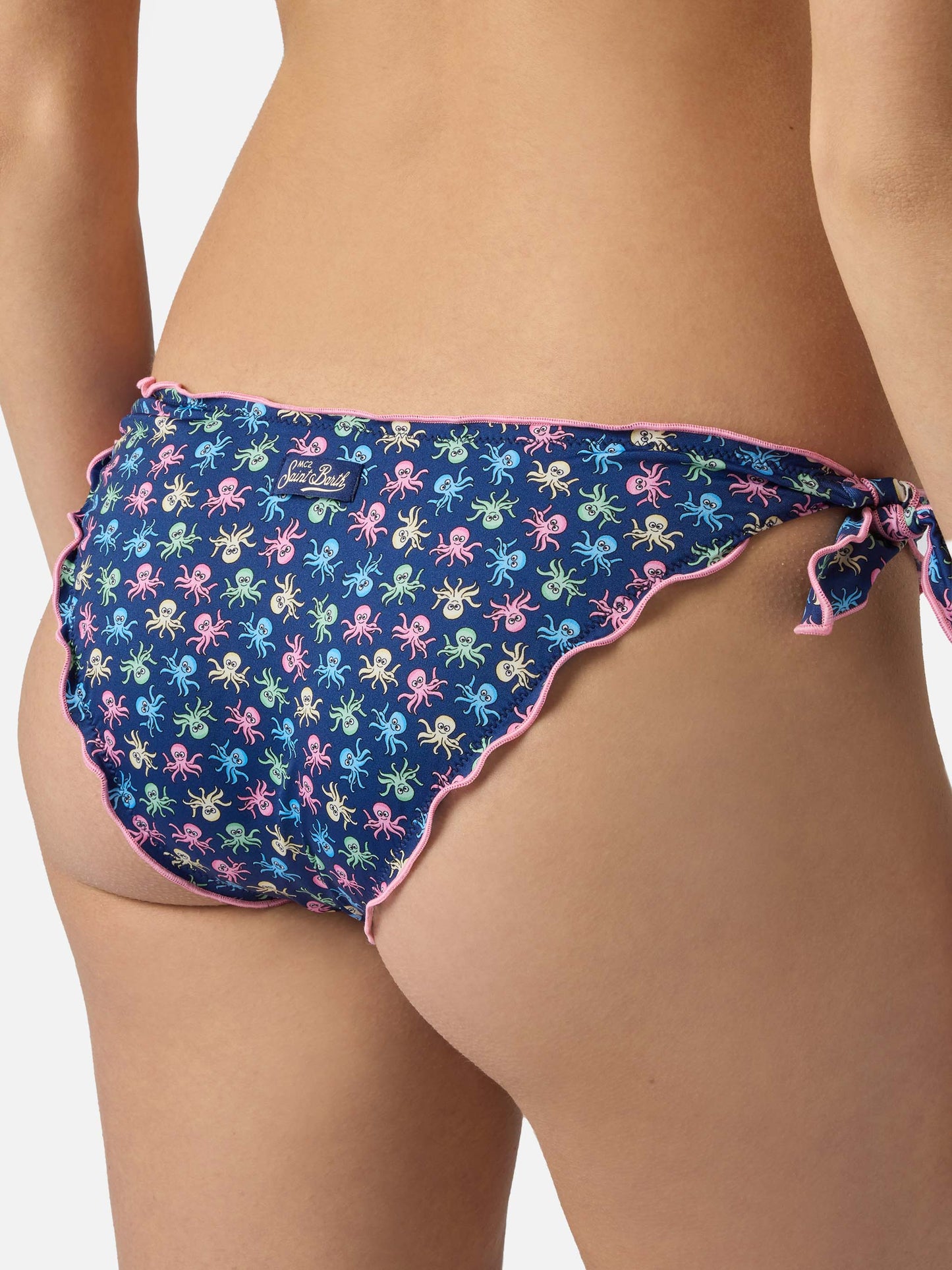 Sarius triangle classic bikini with octopus print