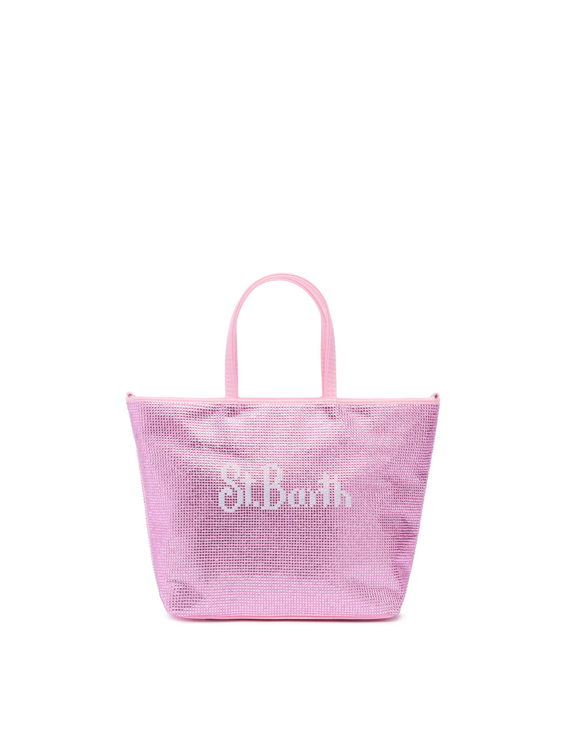Strass Mini Bag with pink rhinestones - MC2 Saint Barth