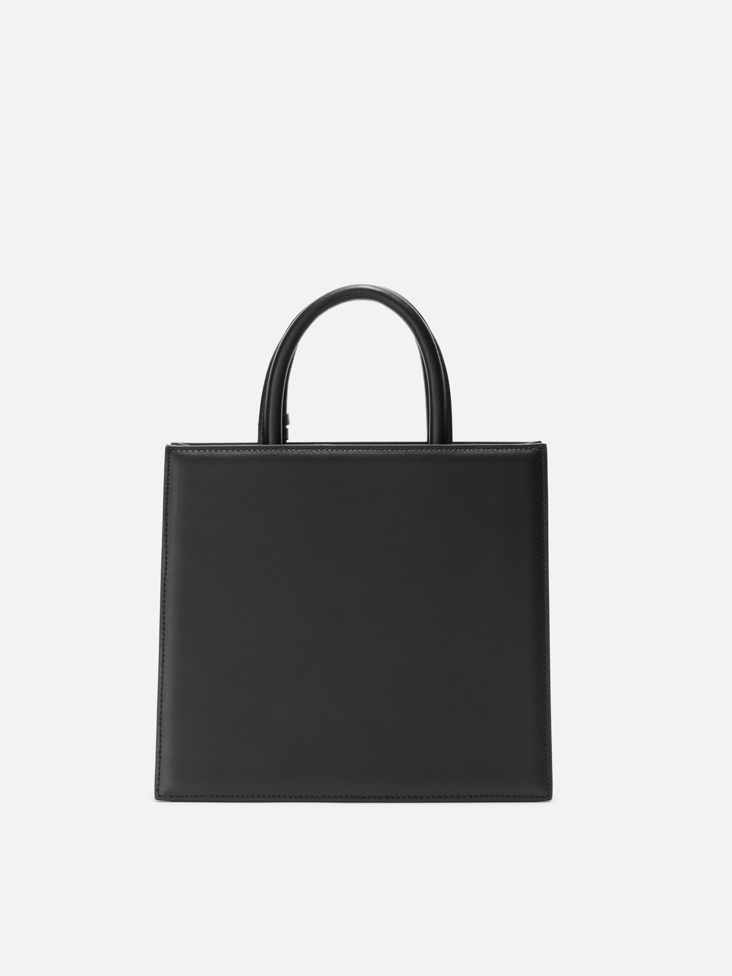 Shop Bag Midi Handbag in black leather