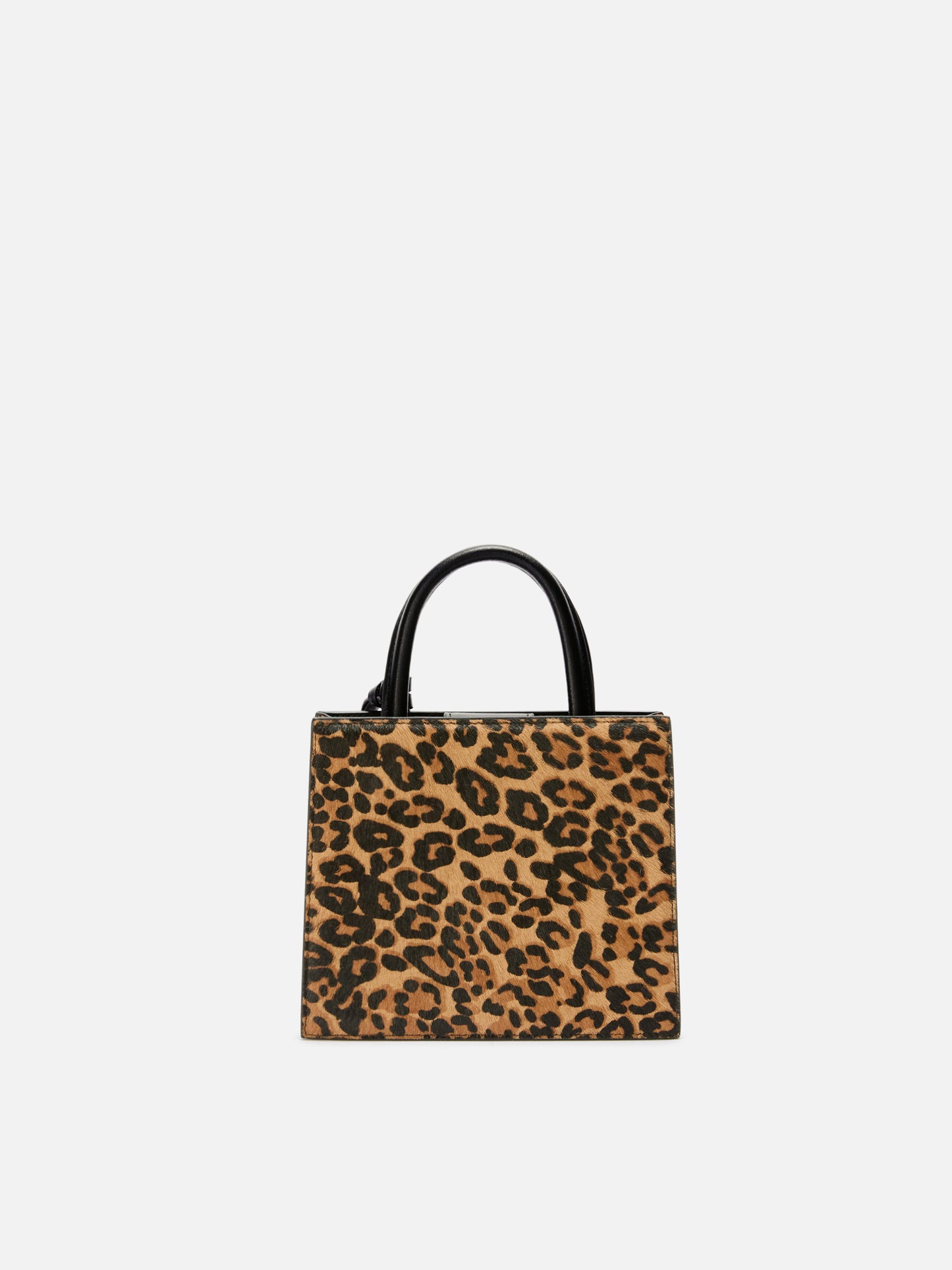 Shop Bag Mini in pony hair with animalier print