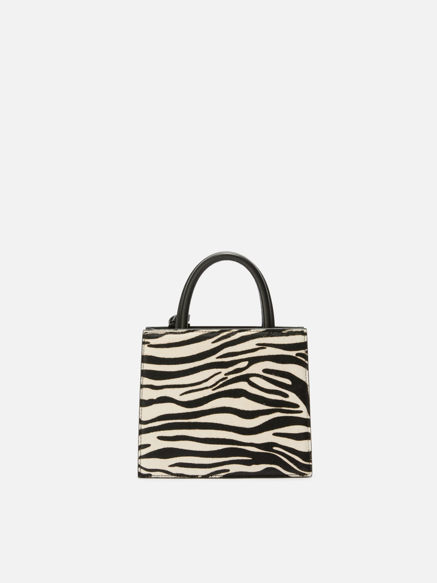 Shop Bag Mini Handbag in zebra-print pony skin leather