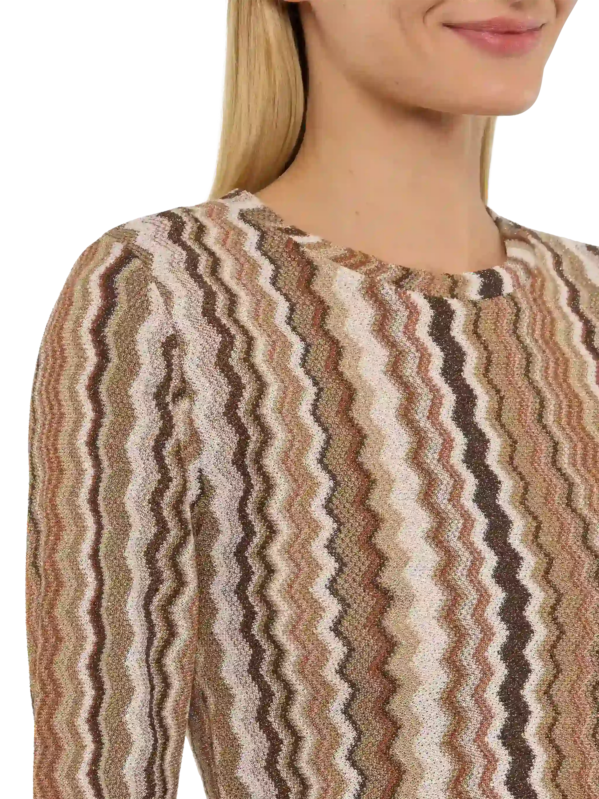 Siviglia raschel knit cropped t-shirt - MC2 Saint Barth