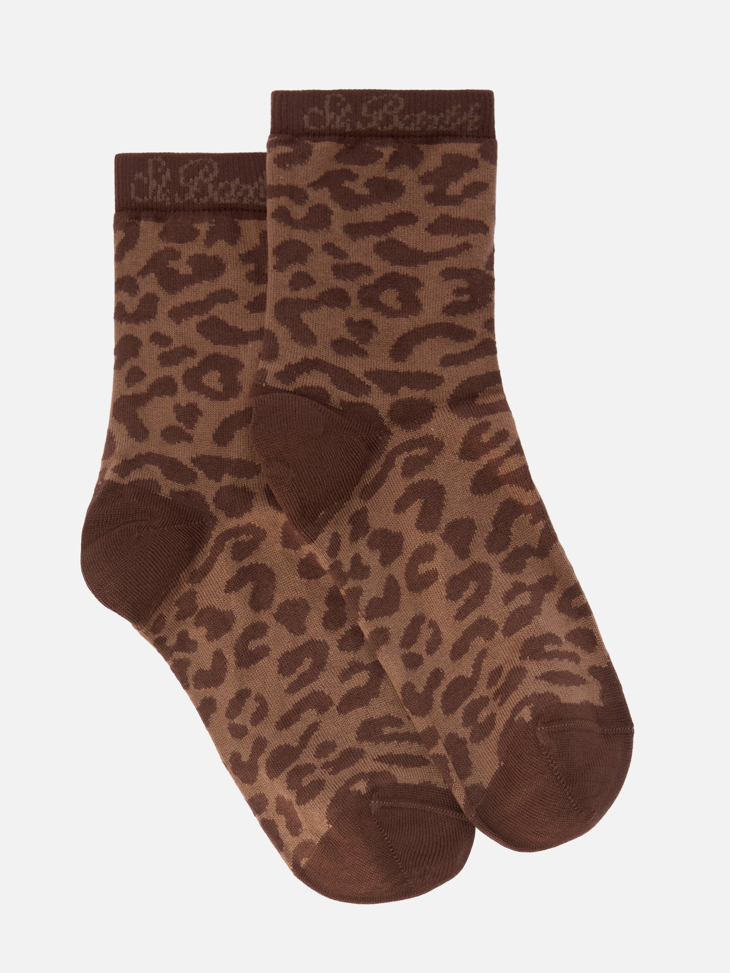 Socken aus Baumwollmischgewebe mit Leopardenmuster