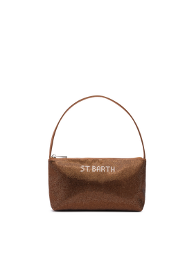 Mini bag Strassy with brown rhinestones - MC2 Saint Barth