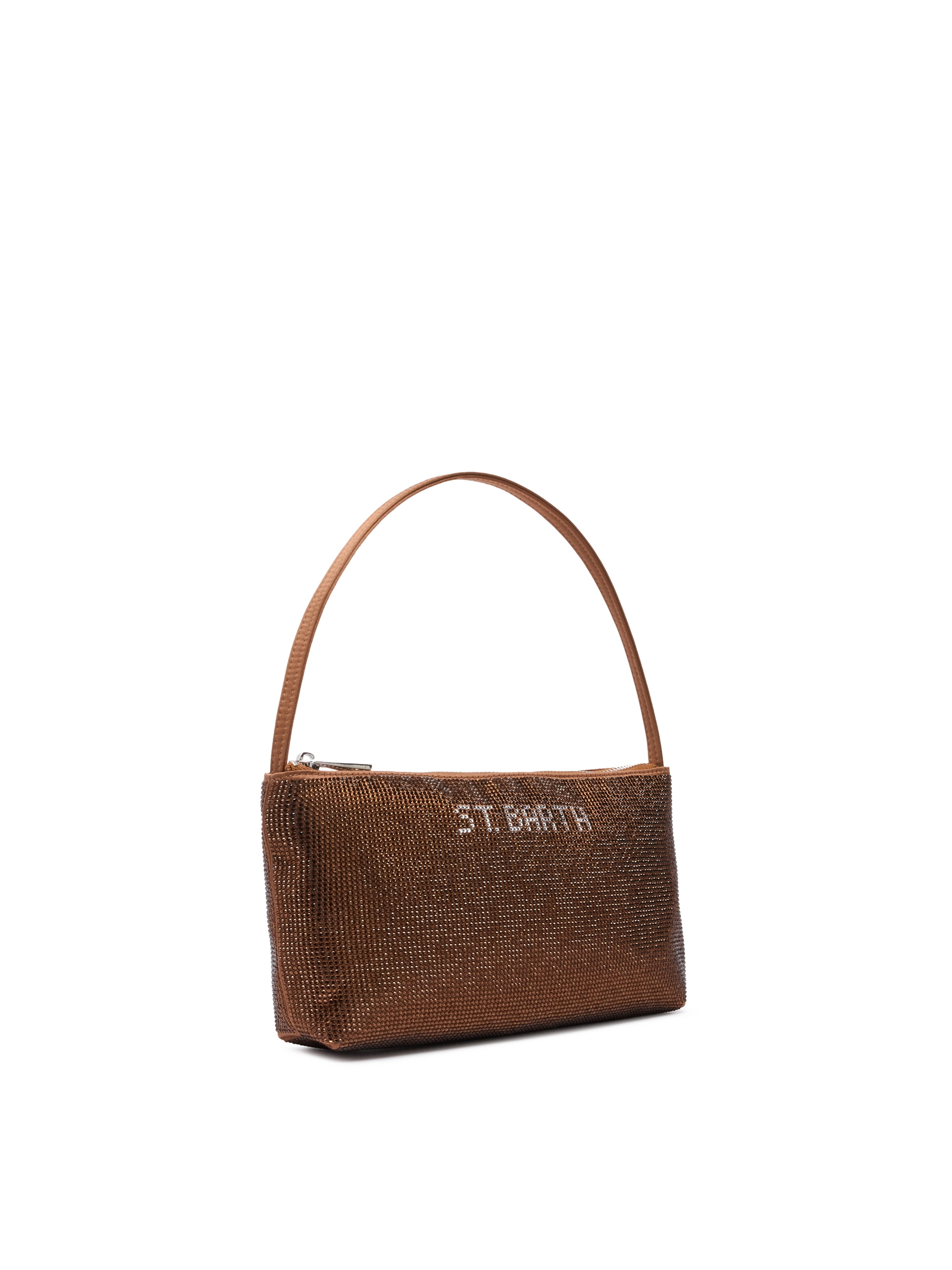 Mini bag Strassy with brown rhinestones - MC2 Saint Barth