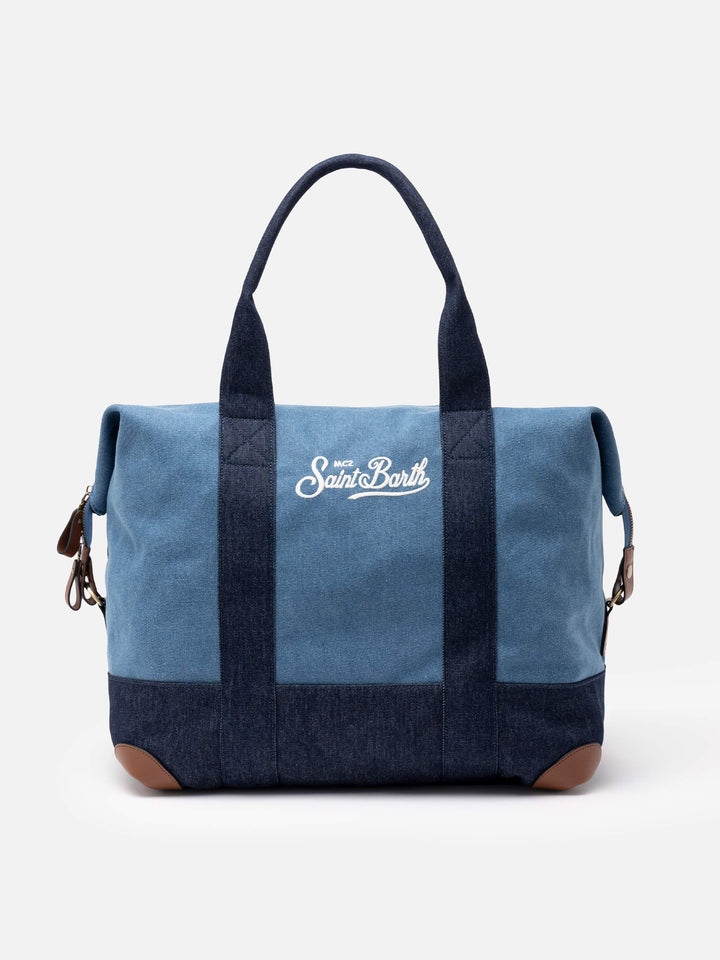 Reisetasche aus Denim