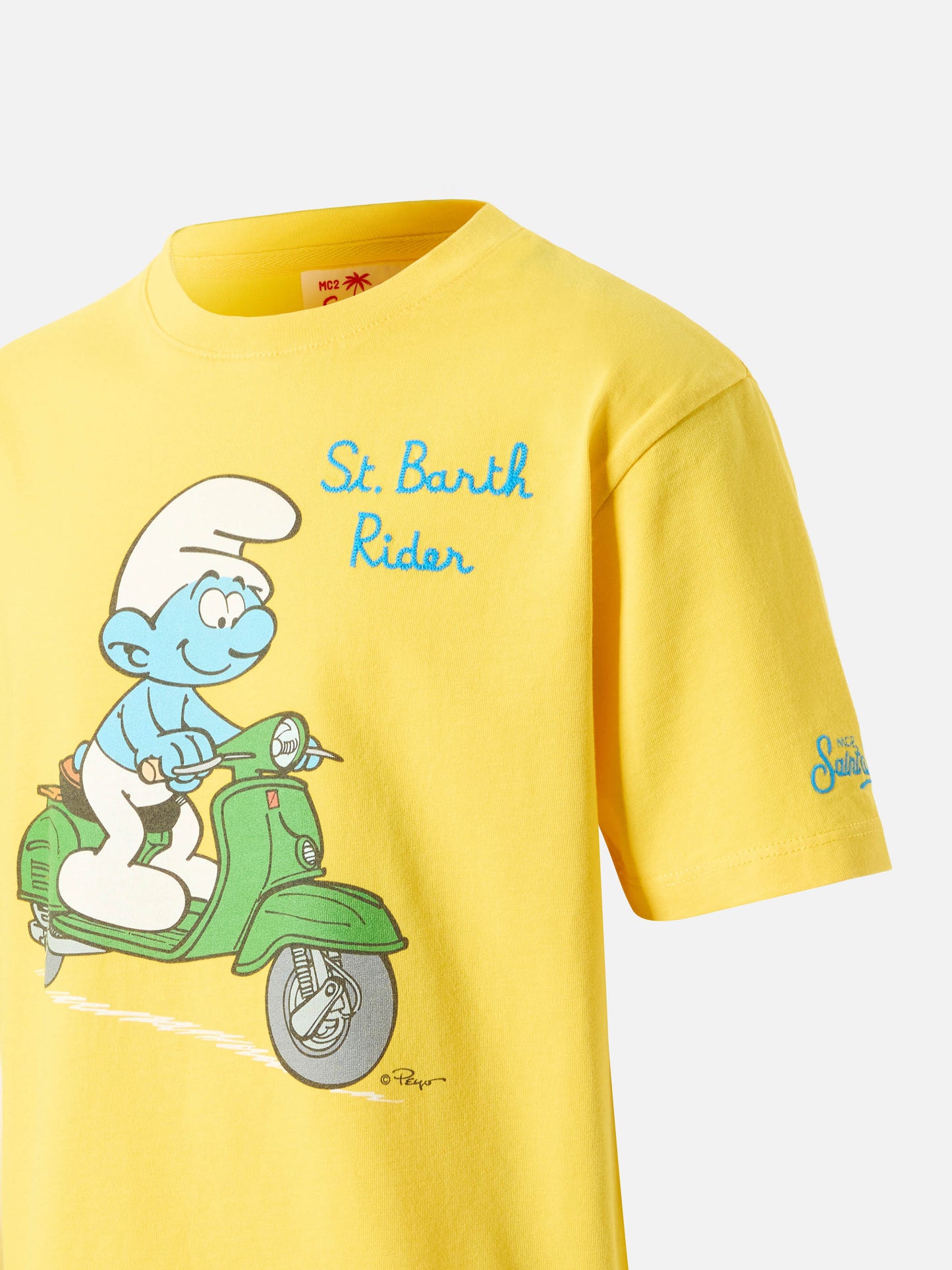 T-shirt in cotone con stampa Puffo | THE SMURF SPECIAL EDITION