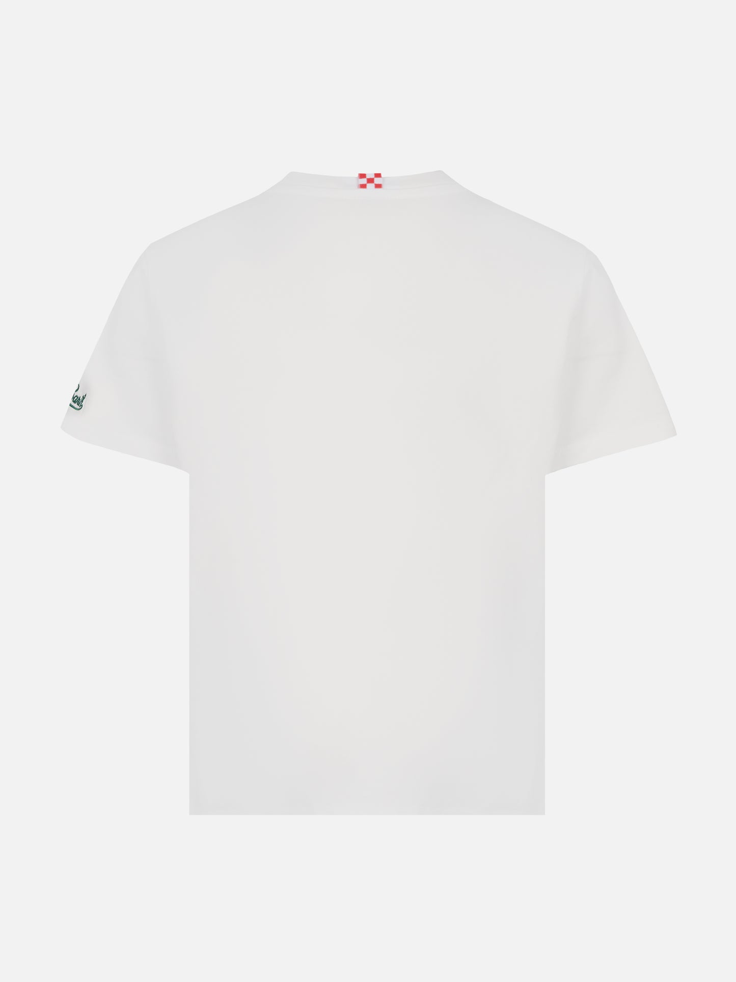Baumwoll-T-Shirt mit „My Dad is my guide“-Stickerei