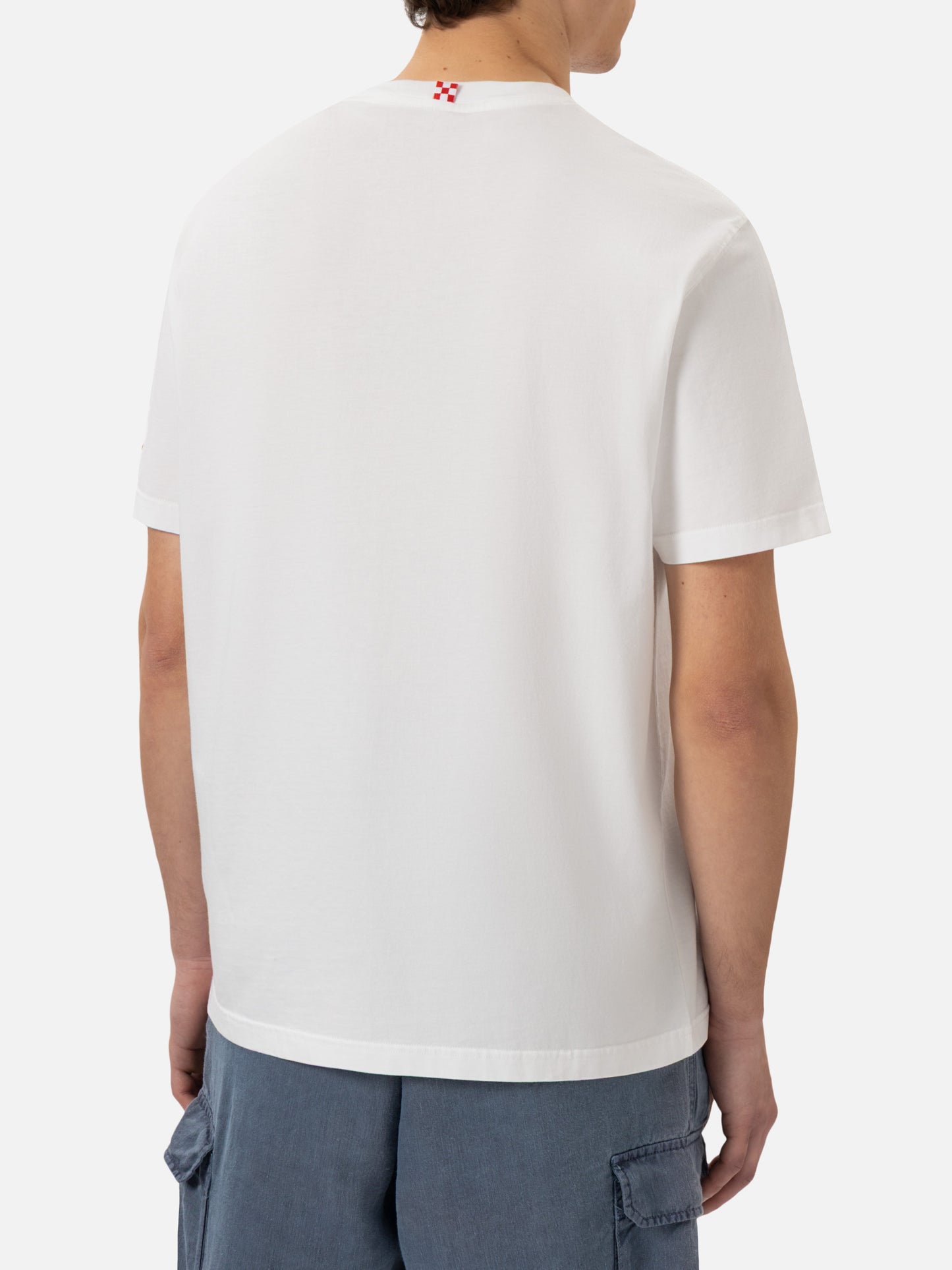 T-shirt Man in cotone con ricamo Uomo d'Acciaio | SUPERMAN SPECIAL EDITION