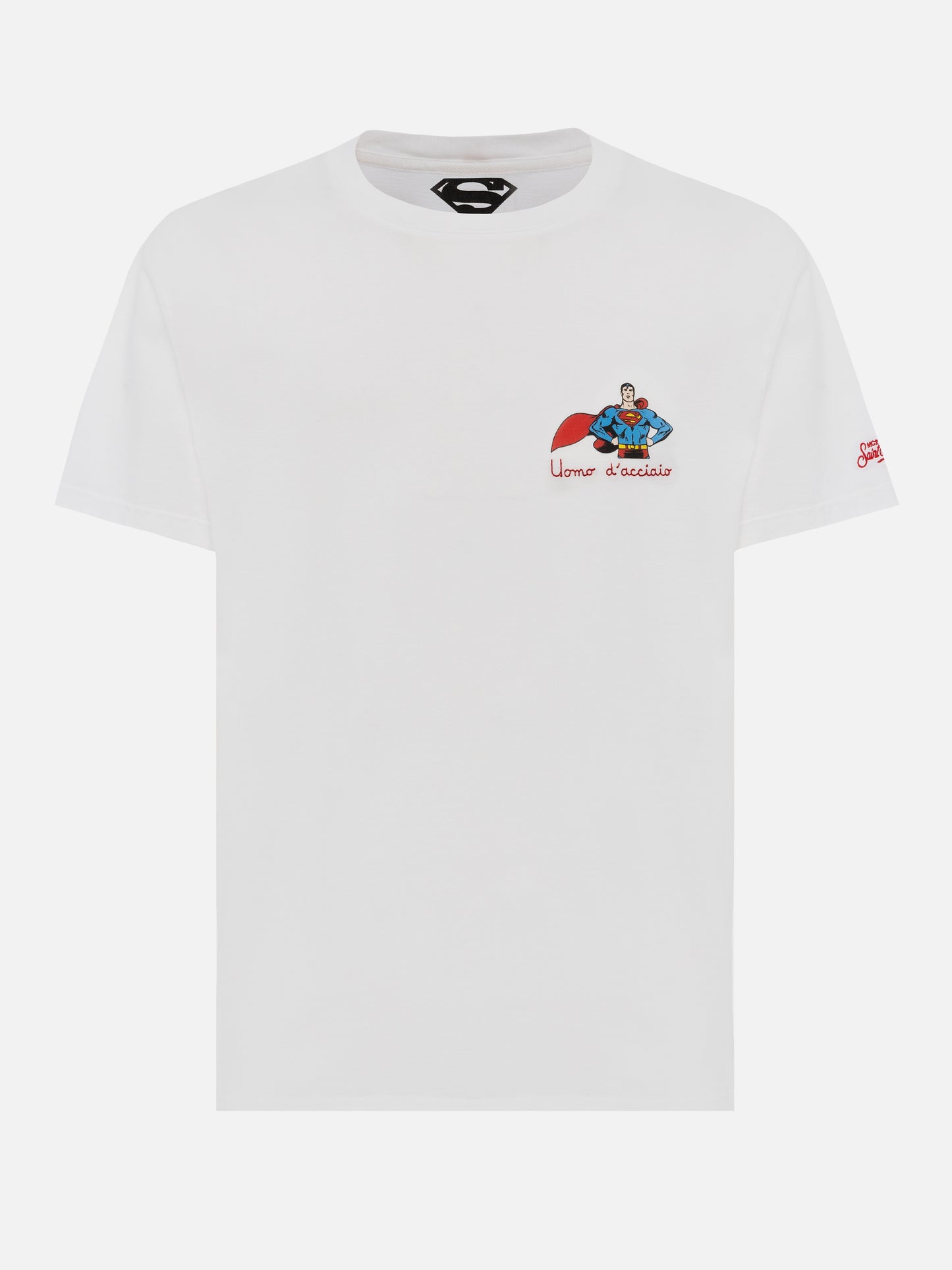 T-shirt Man in cotone con ricamo Uomo d'Acciaio | SUPERMAN SPECIAL EDITION