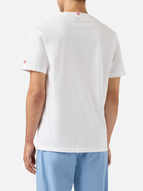 Cotton T-shirt with Scrooge print and Fa Caldo embroidery | DISNEY® SPECIAL EDITION