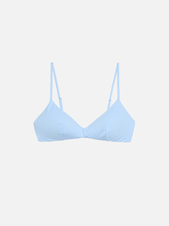 May light blue scoop bralette top