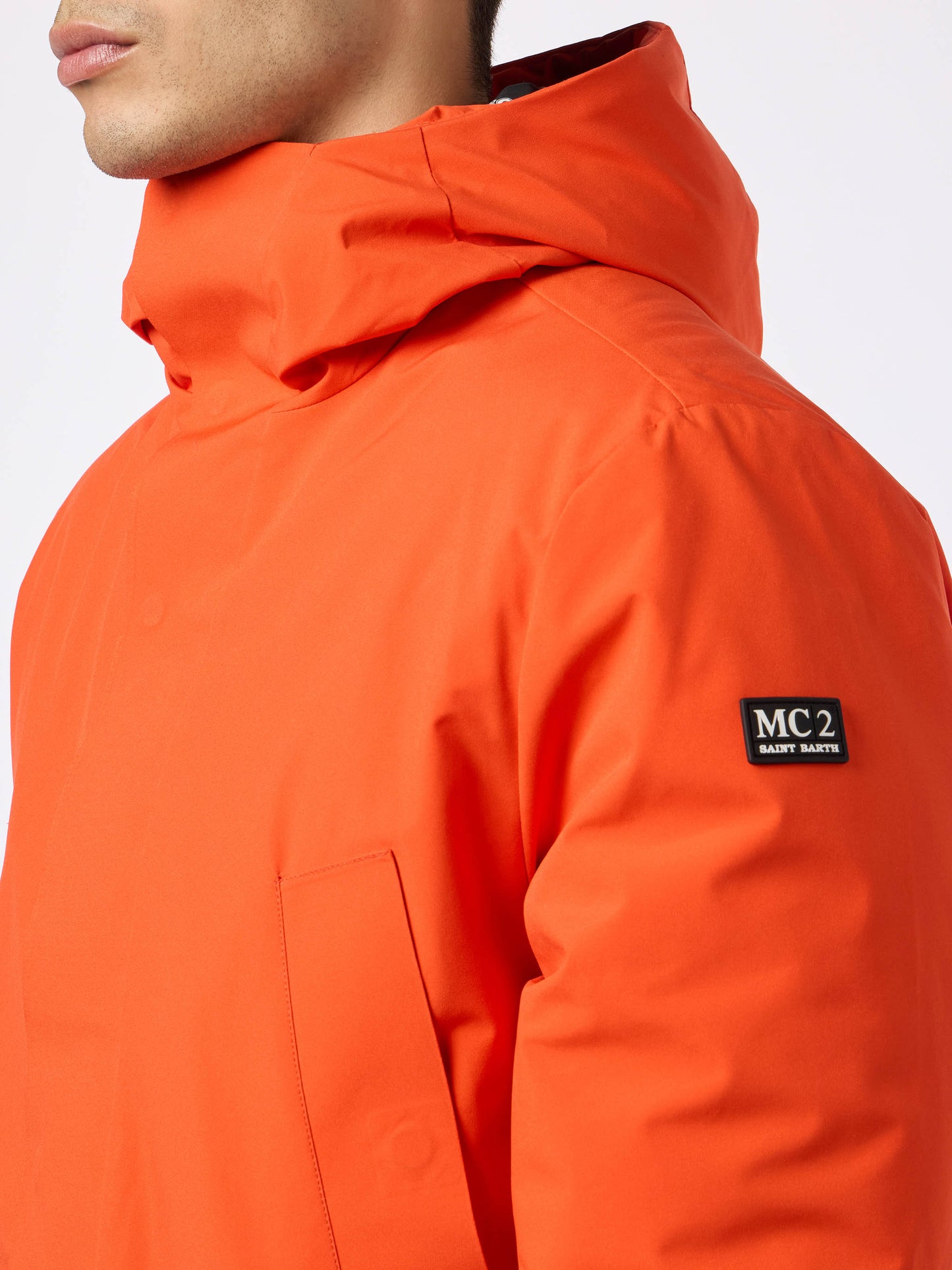 Parka für Herren mit Kapuze und Bandana-Futter Voyager