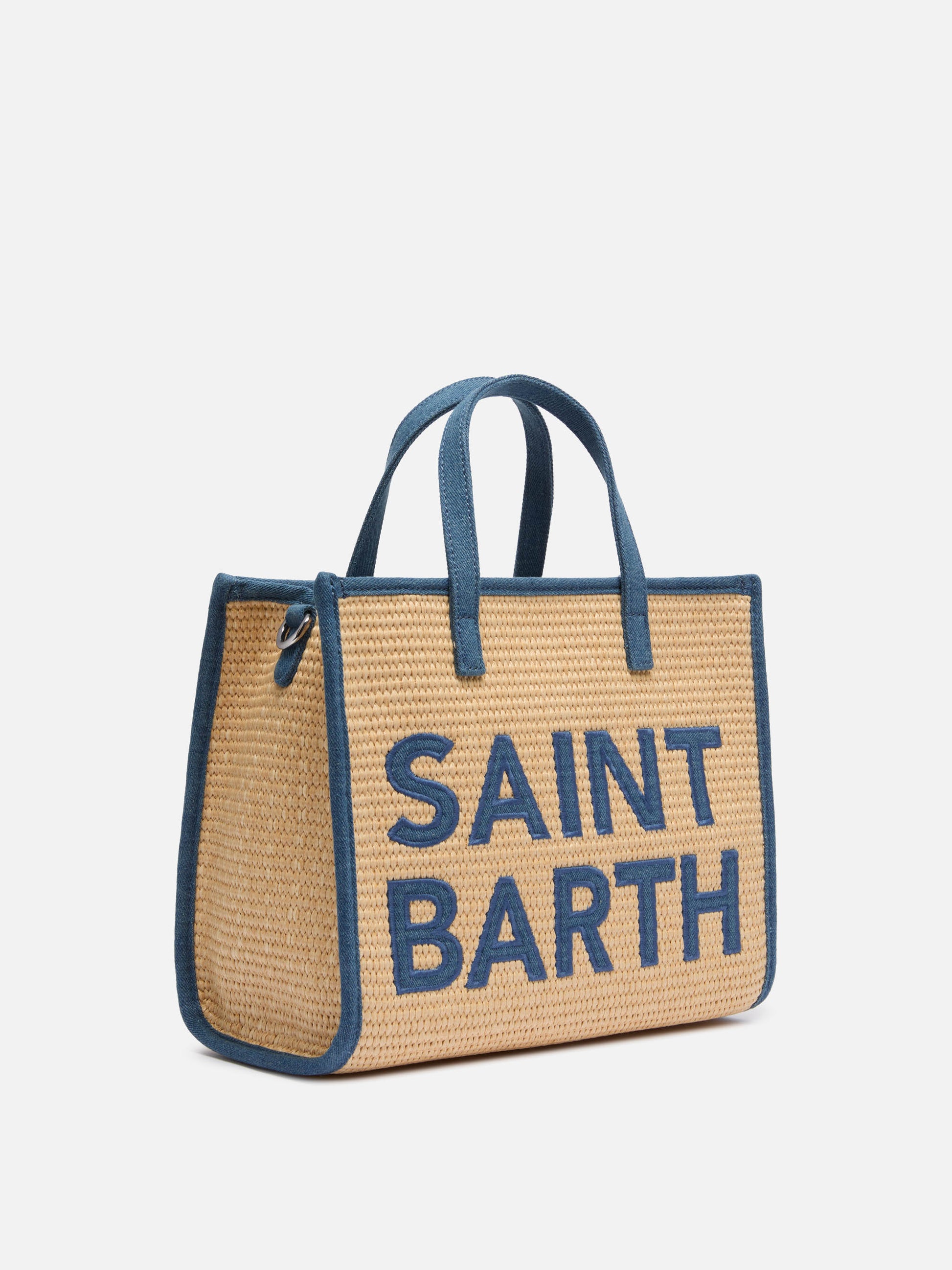 Beige Vivian Midi Straw handbag - MC2 Saint Barth