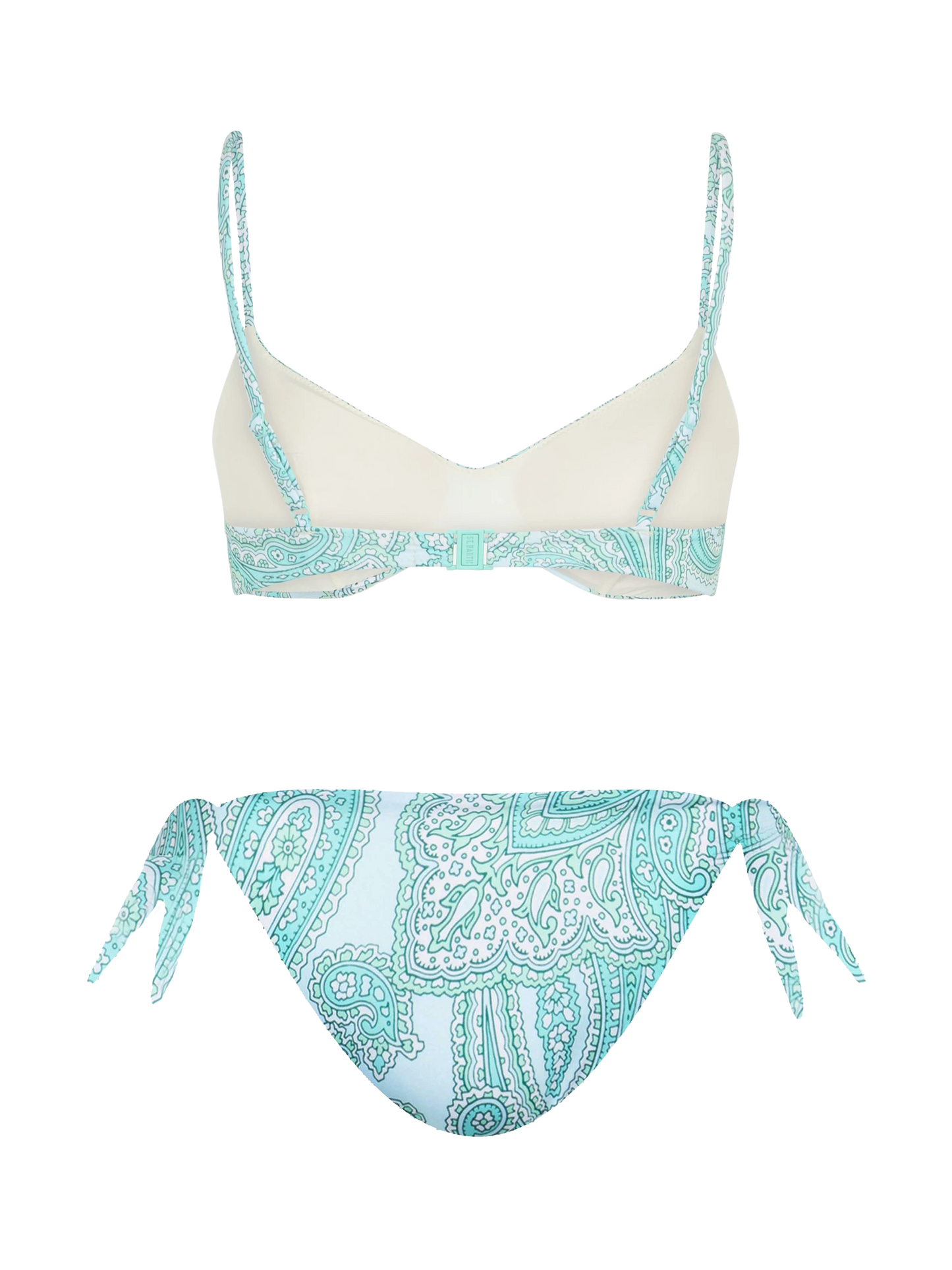 Woman paisley scoop bralette bikini May Yali