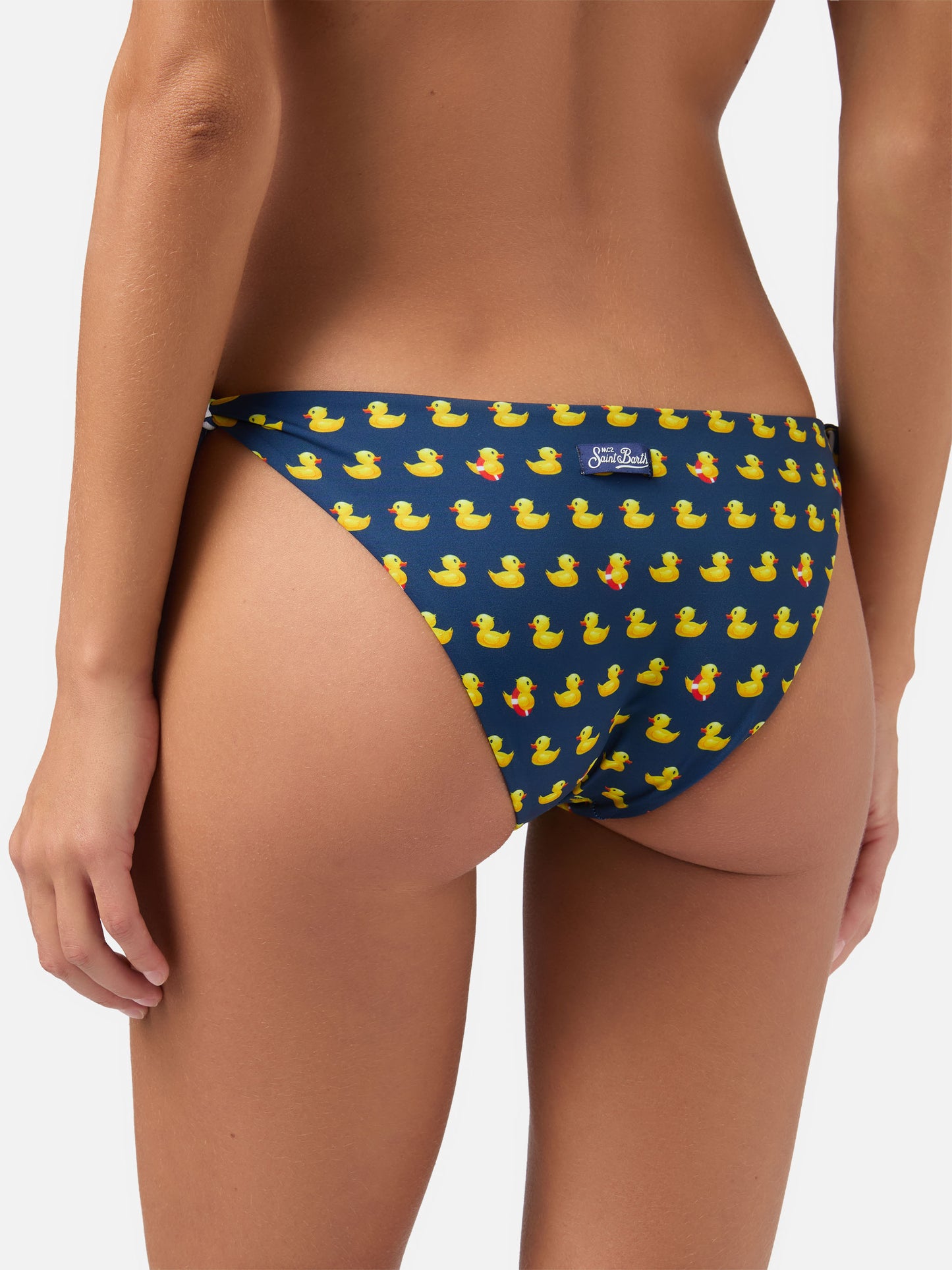 Bikini a bralette con scollo a V da donna May Yali con stampa paperelle