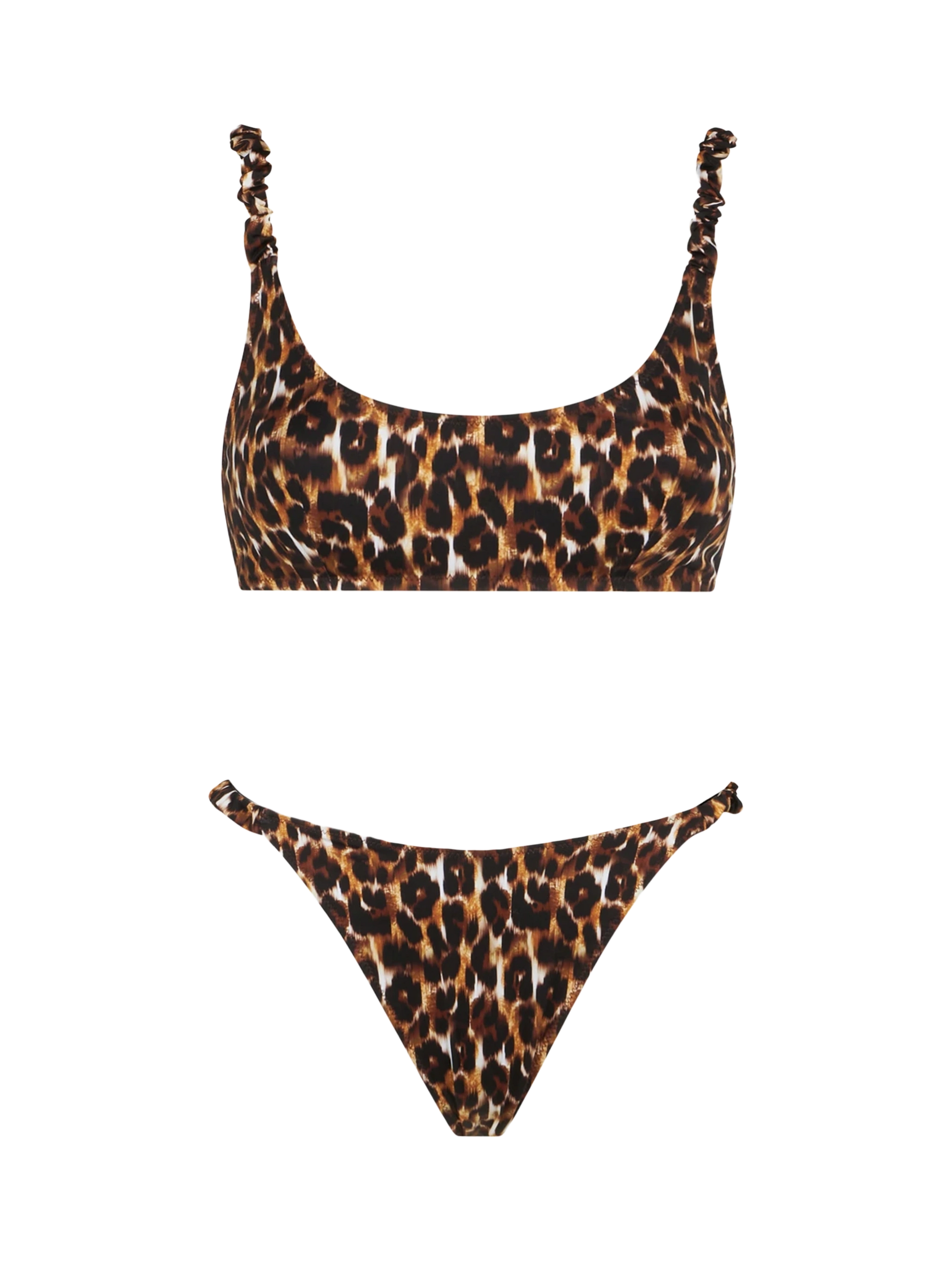 Woman bralette bikini with leopard print - MC2 Saint Barth