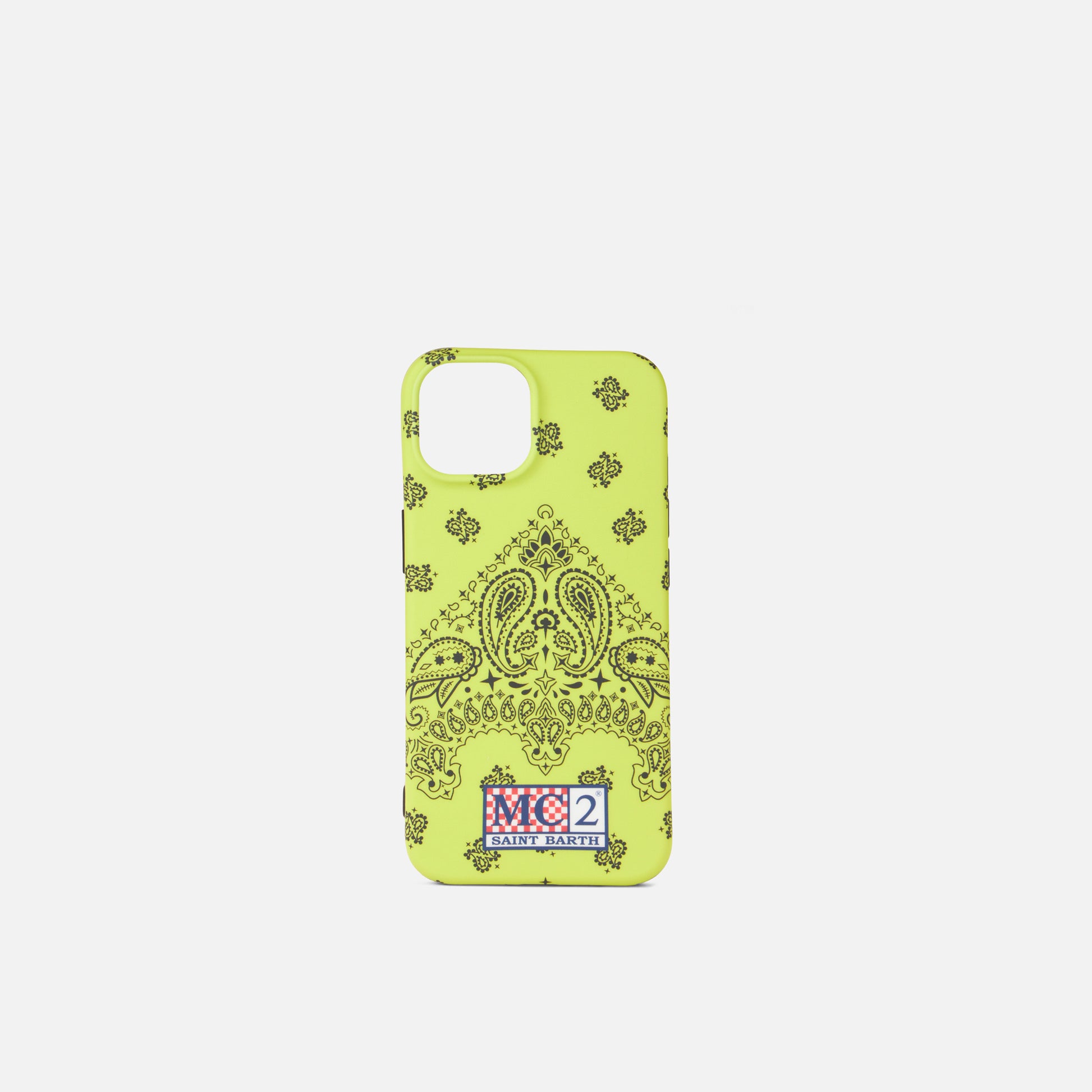 Cover for iPhone 13 / 14 with bandanna print - MC2 Saint Barth