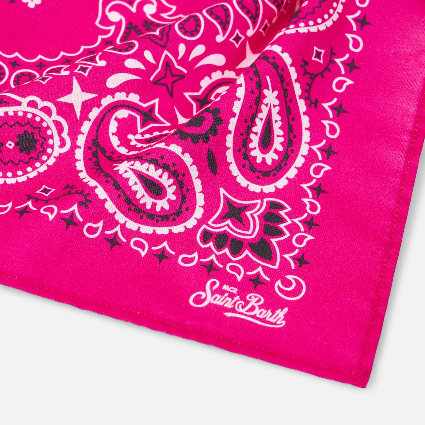Foulard fucsia bandanna - MC2 Saint Barth