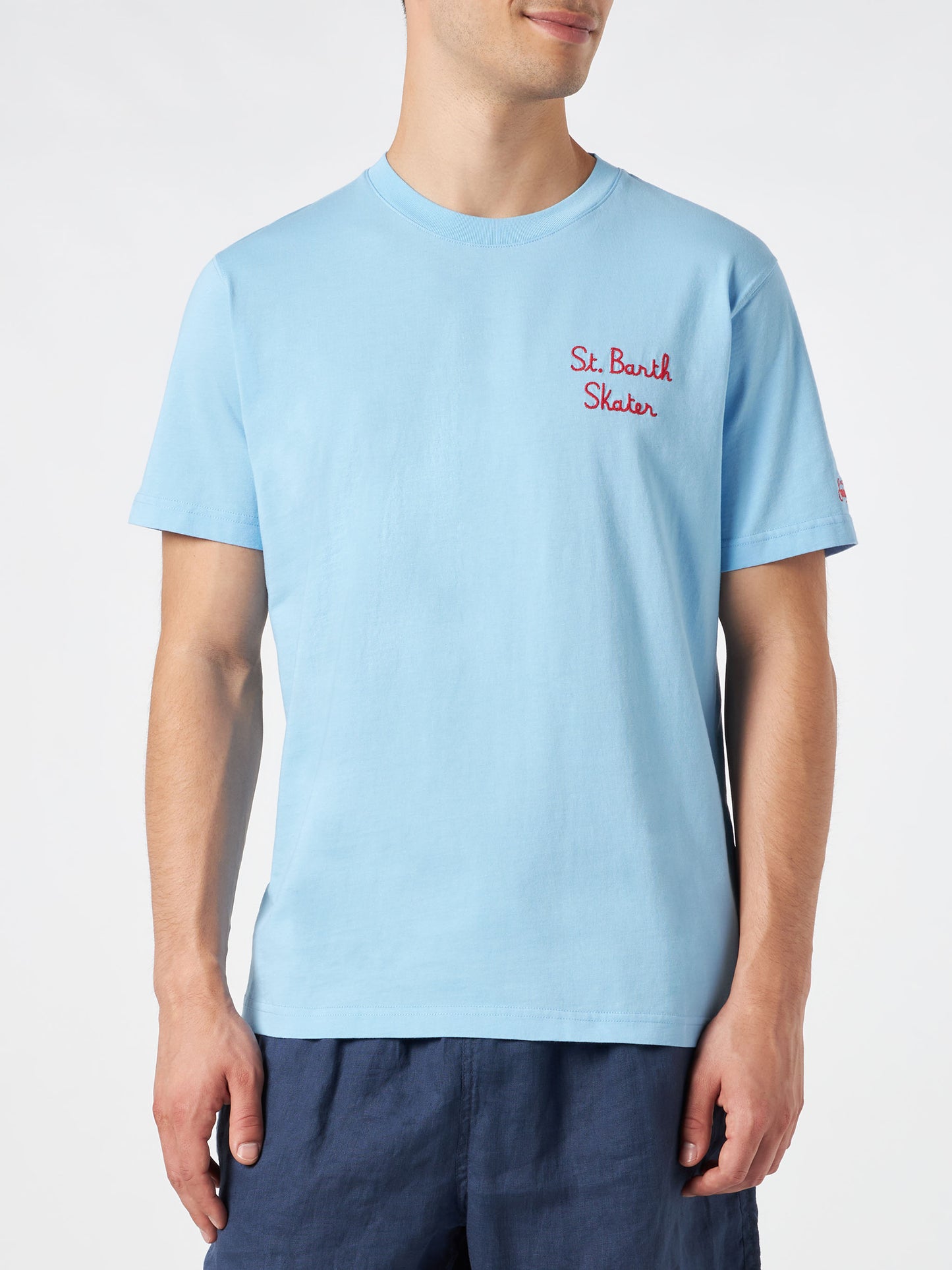 Man cotton t-shirt with Bart Simpson print | THE SIMPSON SPECIAL EDITION - MC2 Saint Barth