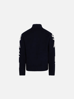 Boy blue padded jacket - MC2 Saint Barth