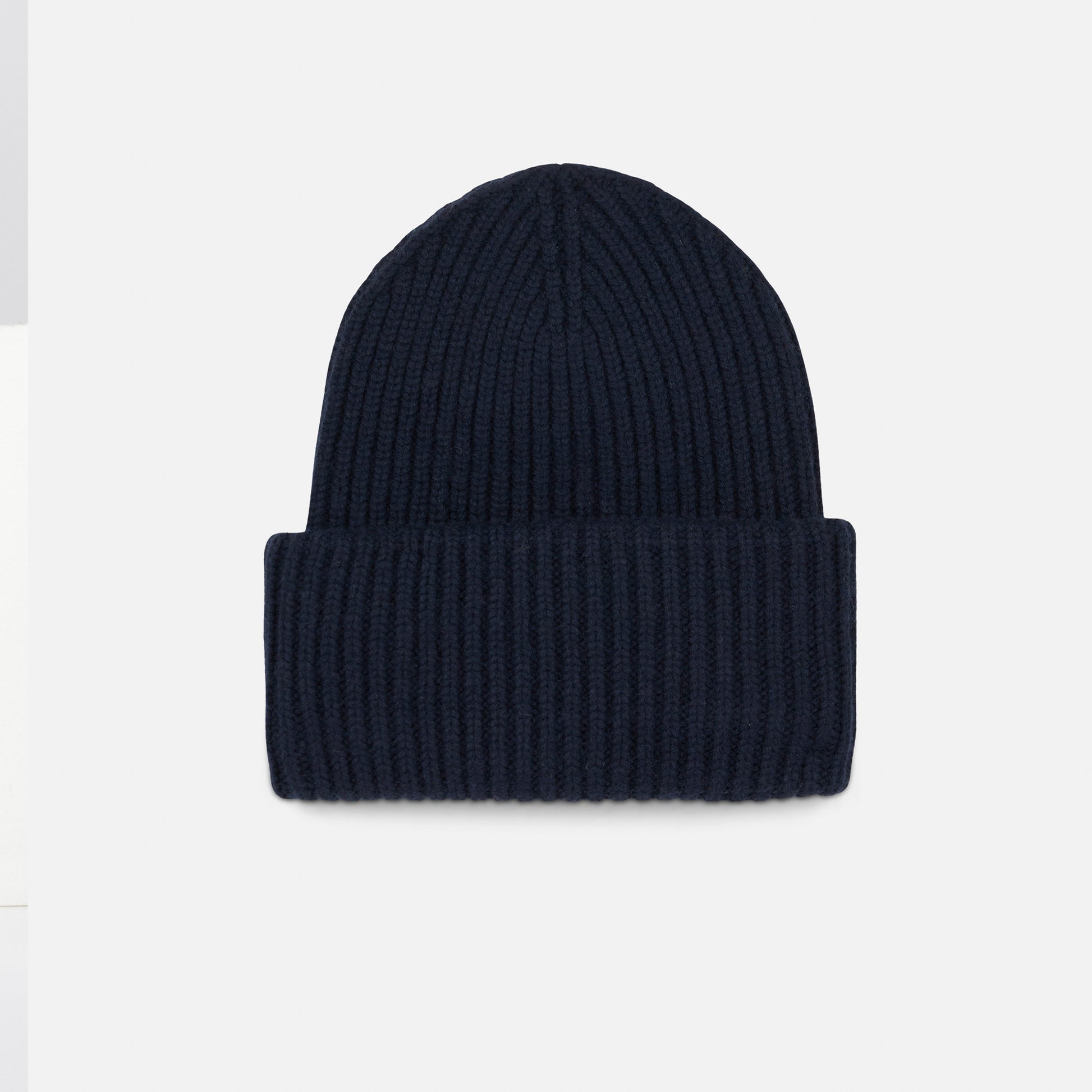 Boy blue ribbed beanie with Saint Barth label - MC2 Saint Barth