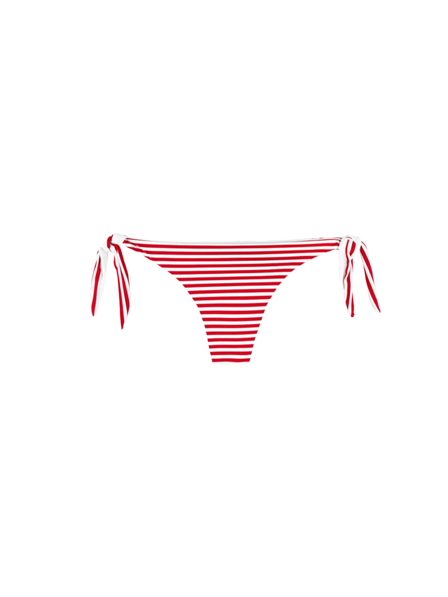 Red striped swim briefs