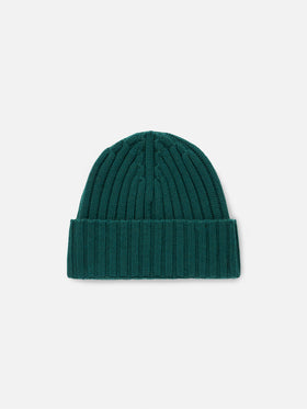 Boy green beanie with St. Barth embroidery - MC2 Saint Barth