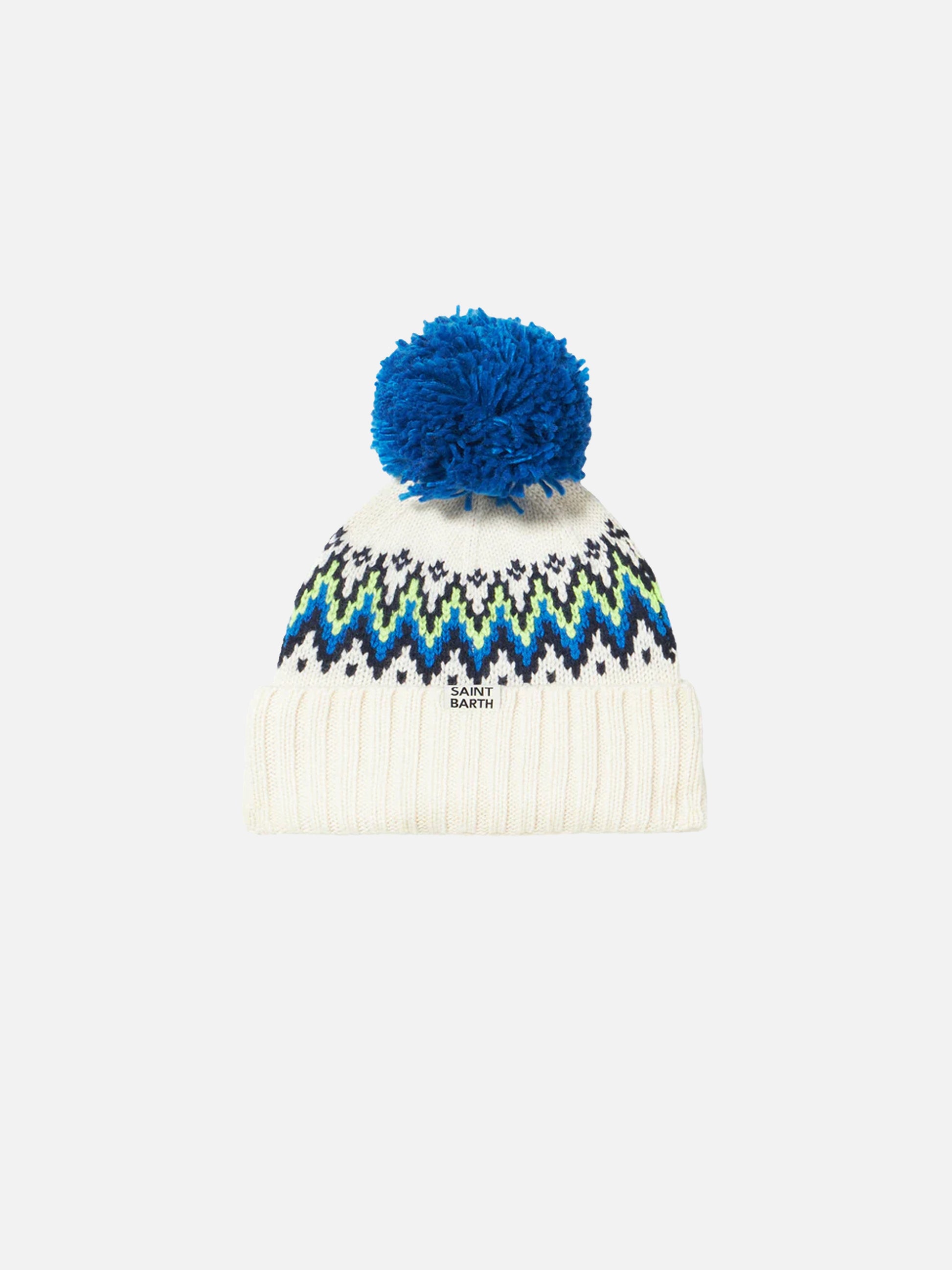 Boy beanie with Icelandic jacquard - MC2 Saint Barth