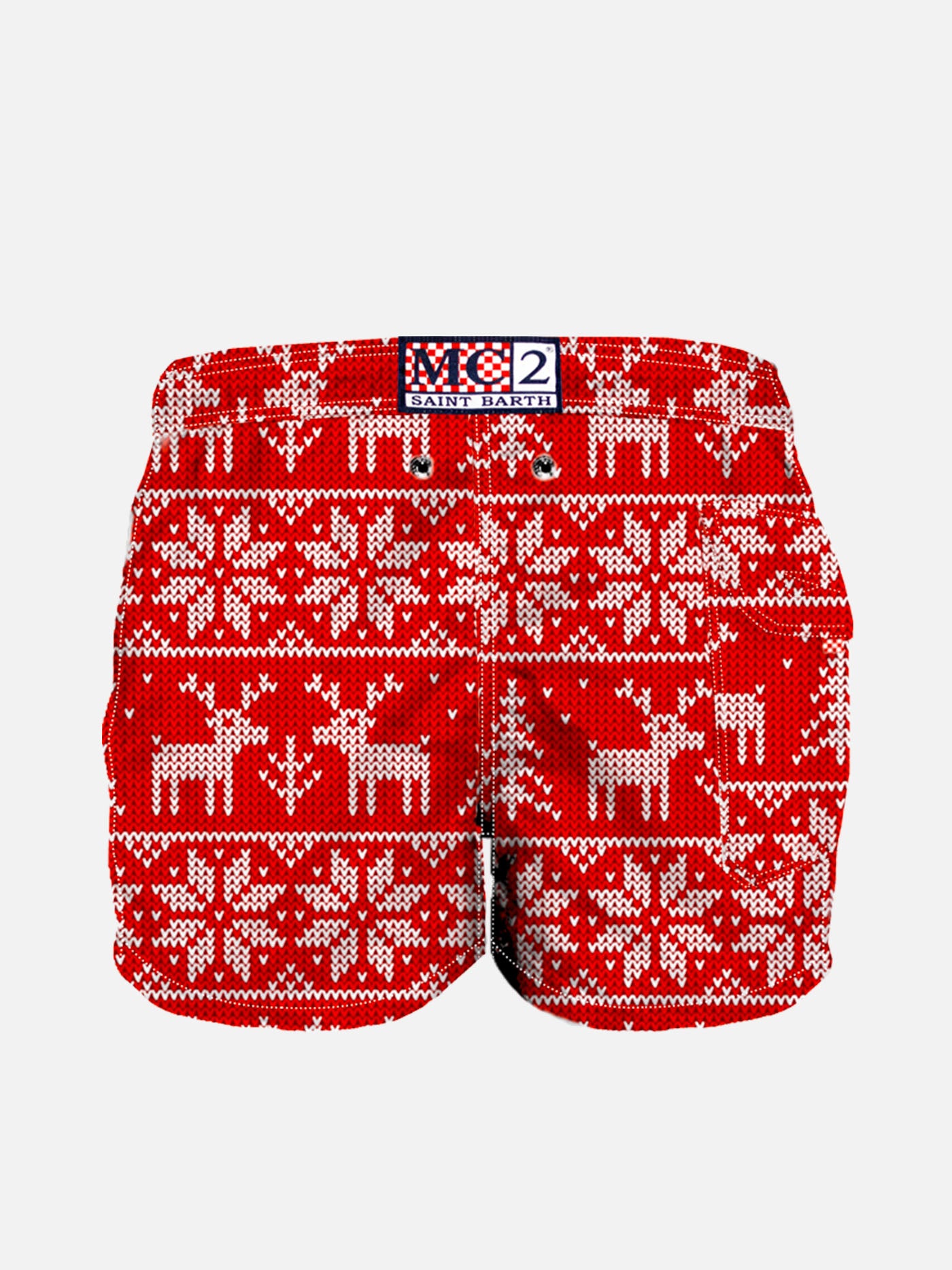 Boy swimshorts reindeer print