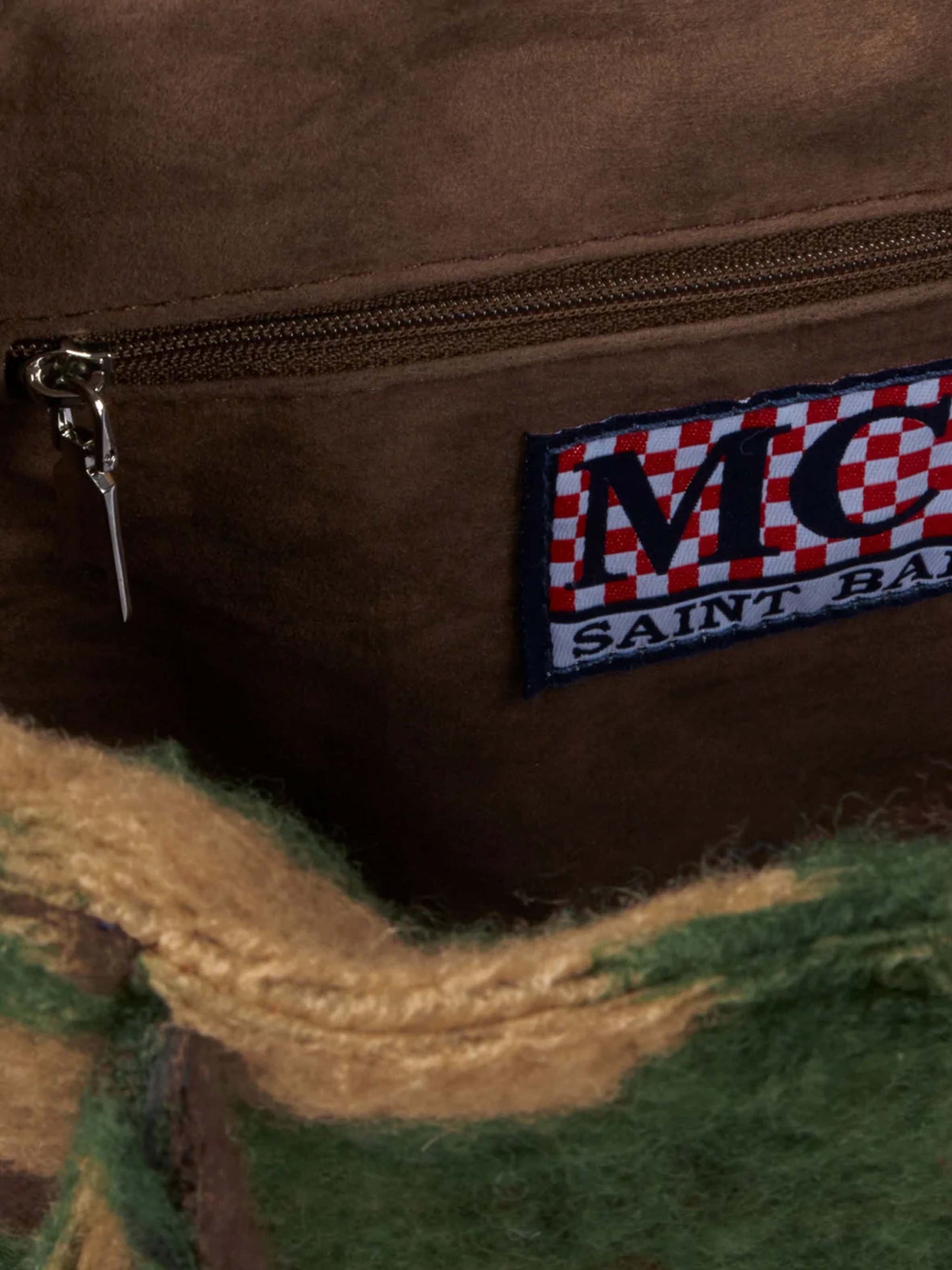 Colette blanket handbag with camouflage print - MC2 Saint Barth